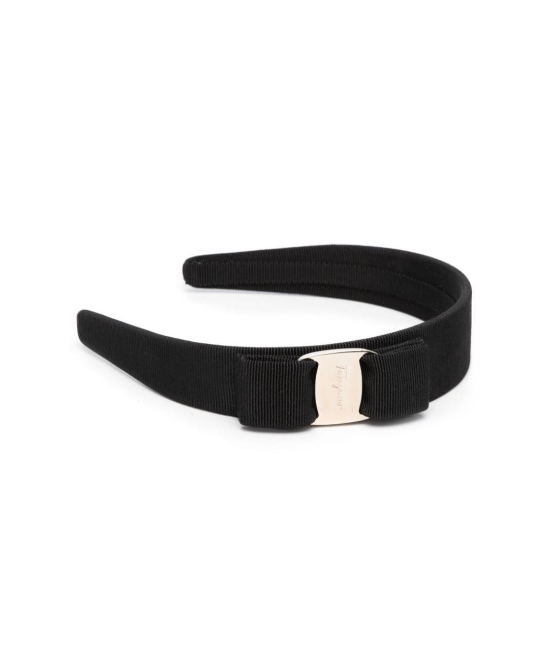 FERRAGAMO Черный ободок, фото 3