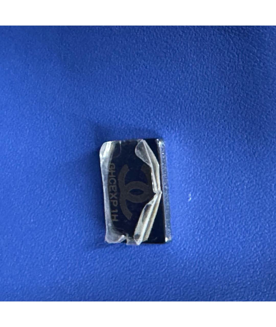 CHANEL Синяя твидовая сумка через плечо, фото 5