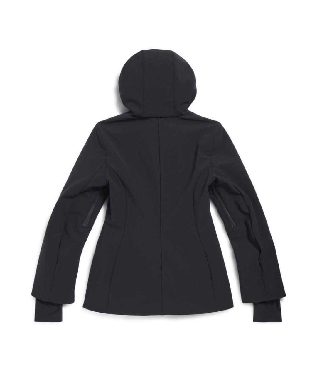 BALENCIAGA Черная полиэстеровая куртка, фото 5