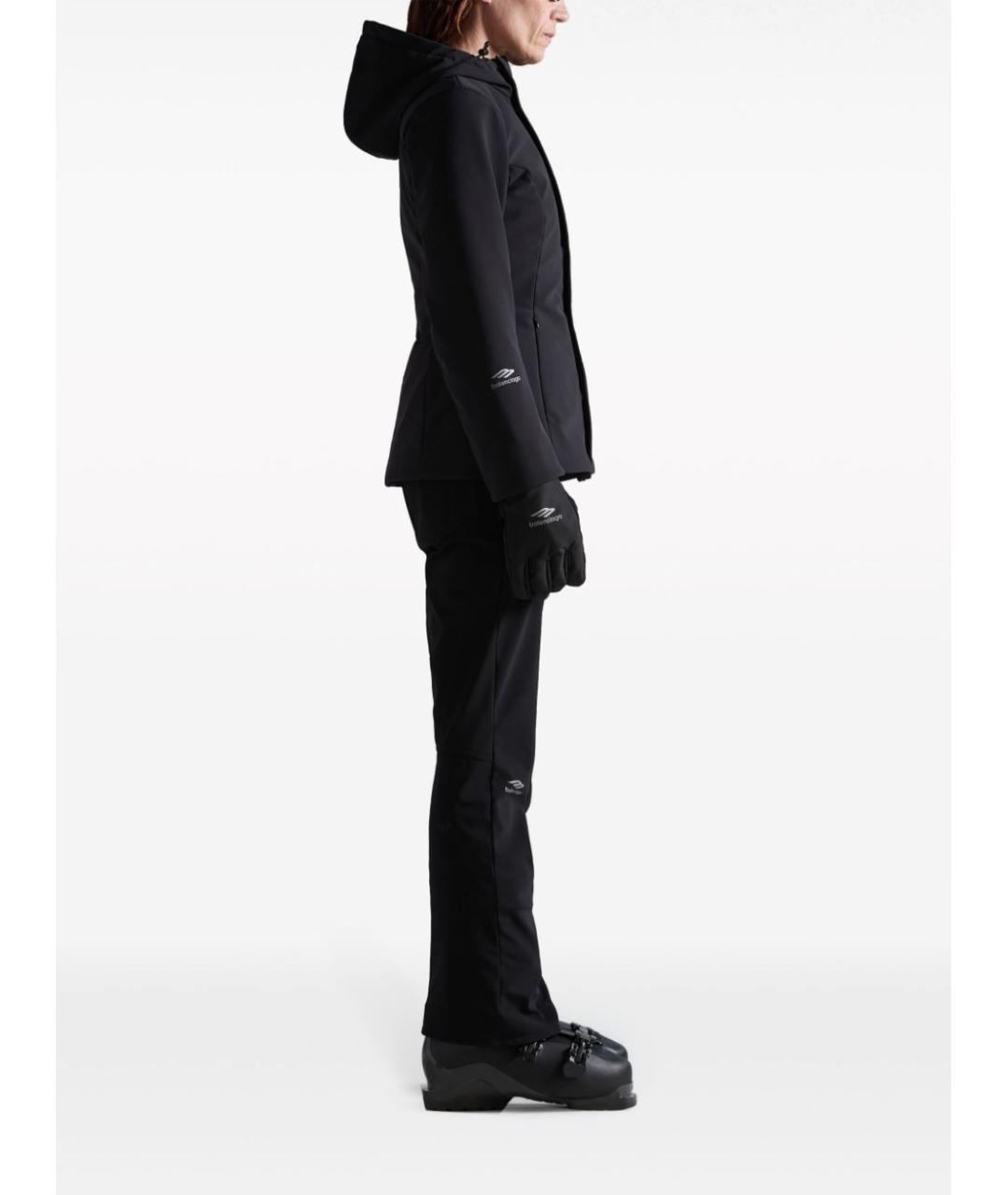 BALENCIAGA Черная полиэстеровая куртка, фото 3