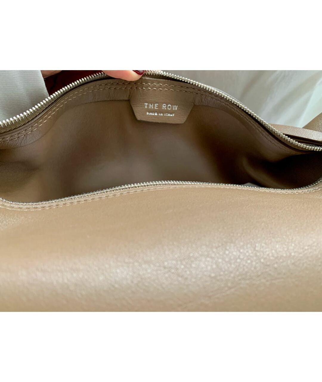 THE ROW Коричневая кожаная сумка тоут, фото 4