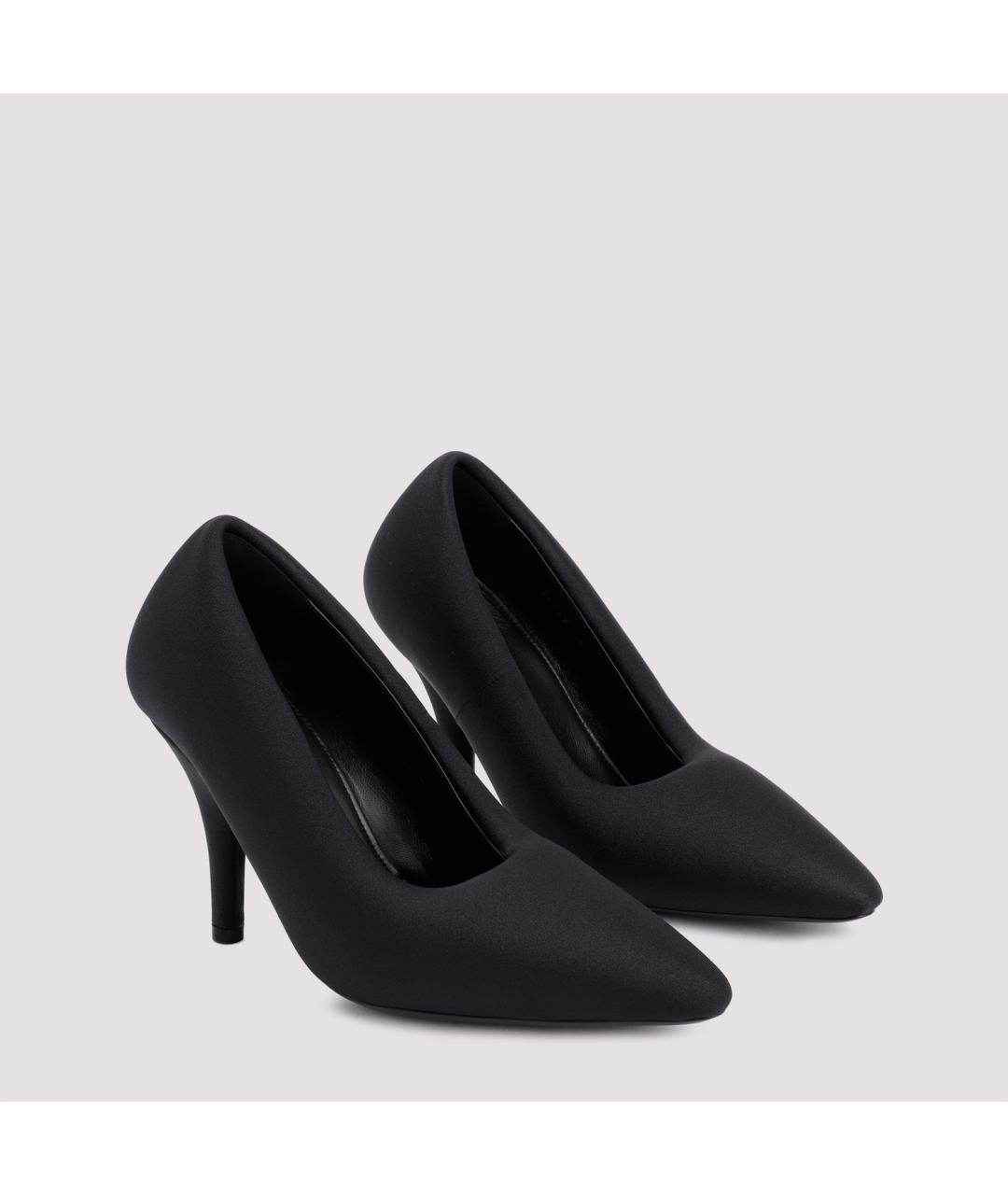 BALENCIAGA Черные синтетические туфли, фото 4