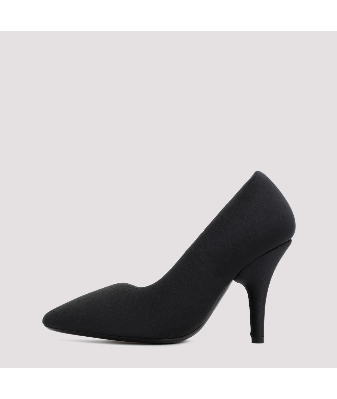 BALENCIAGA Черные синтетические туфли, фото 3