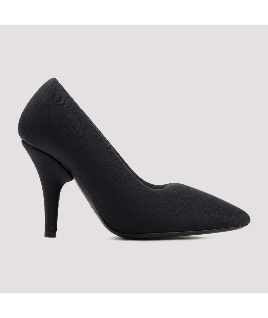 BALENCIAGA Черные синтетические туфли, фото 2