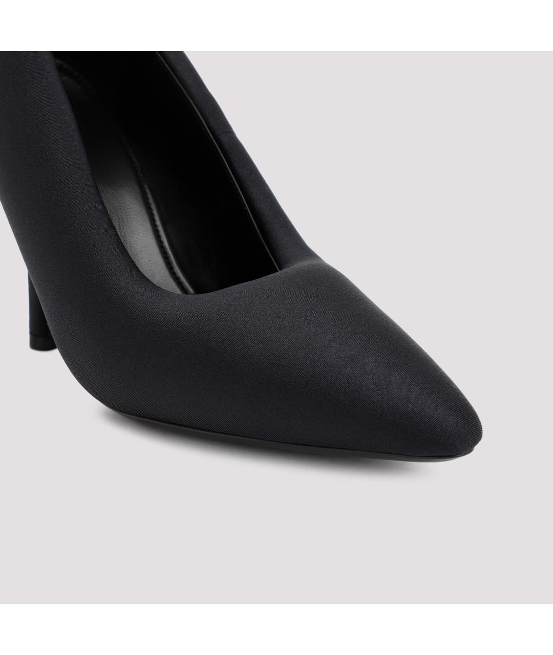 BALENCIAGA Черные синтетические туфли, фото 5