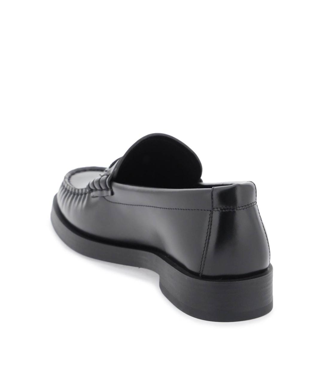 JIMMY CHOO Черные кожаные лоферы, фото 3