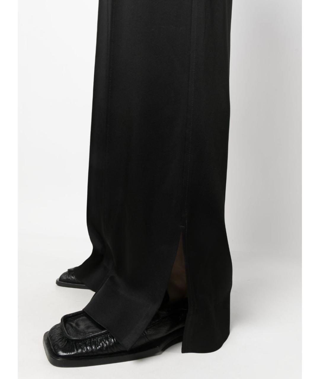 JIL SANDER Черные прямые брюки, фото 2