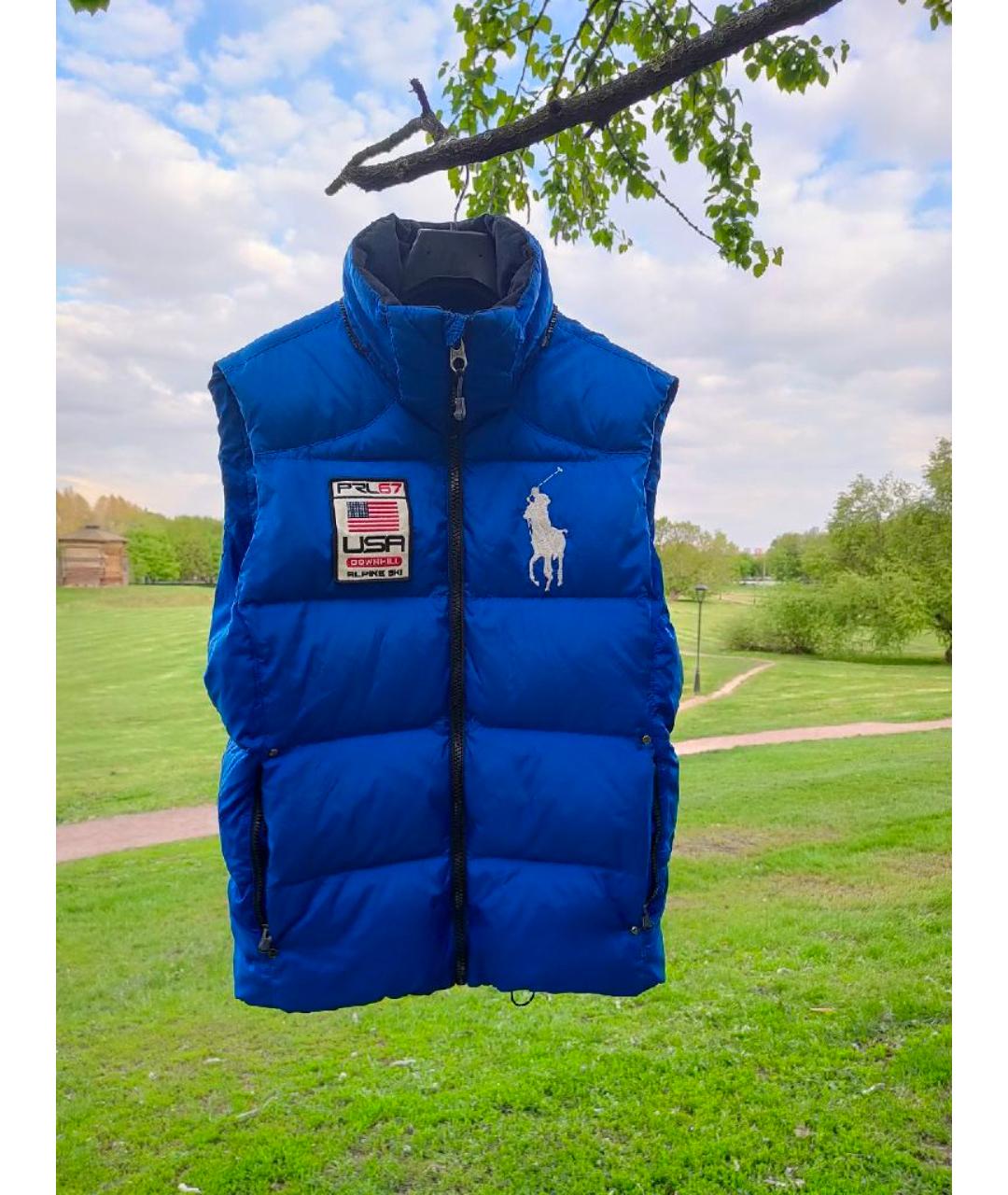 POLO RALPH LAUREN Синий жилет, фото 10
