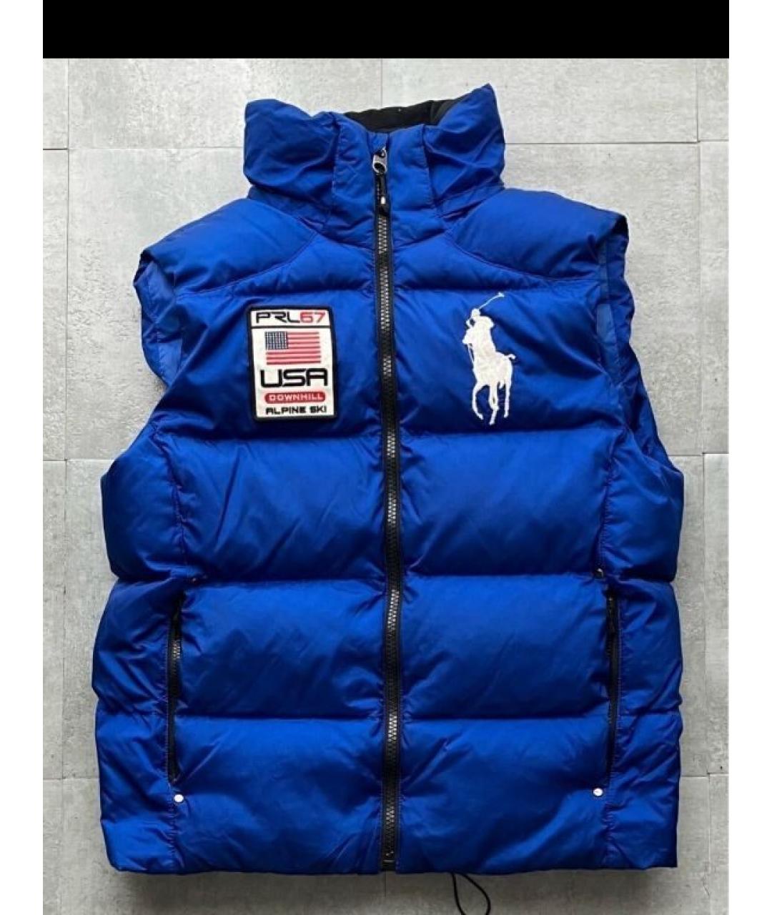 POLO RALPH LAUREN Синий жилет, фото 8