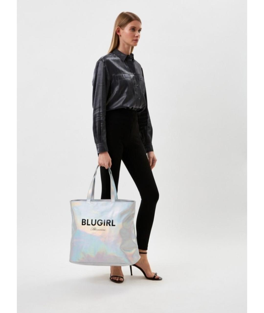 BLUGIRL Сумка с короткими ручками из искусственной кожи, фото 3