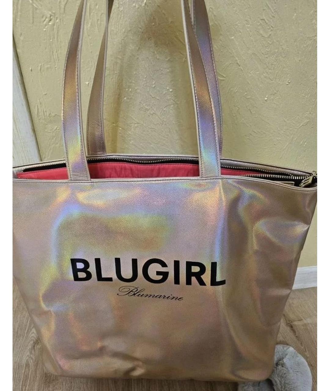 BLUGIRL Сумка с короткими ручками из искусственной кожи, фото 6