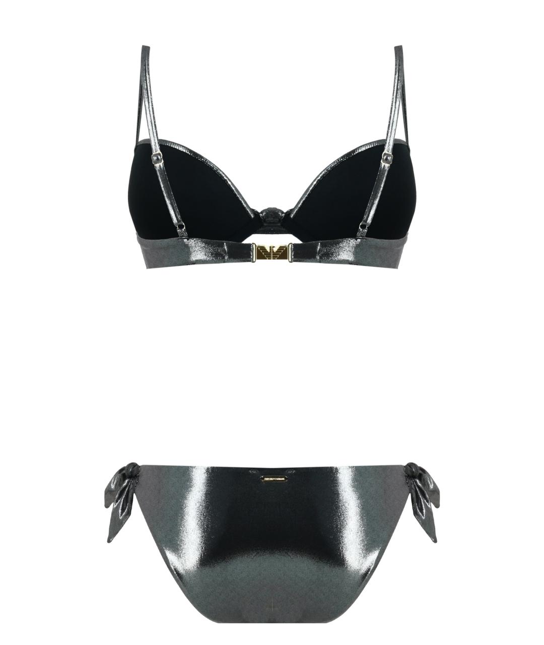 EMPORIO ARMANI Серый купальник, фото 2