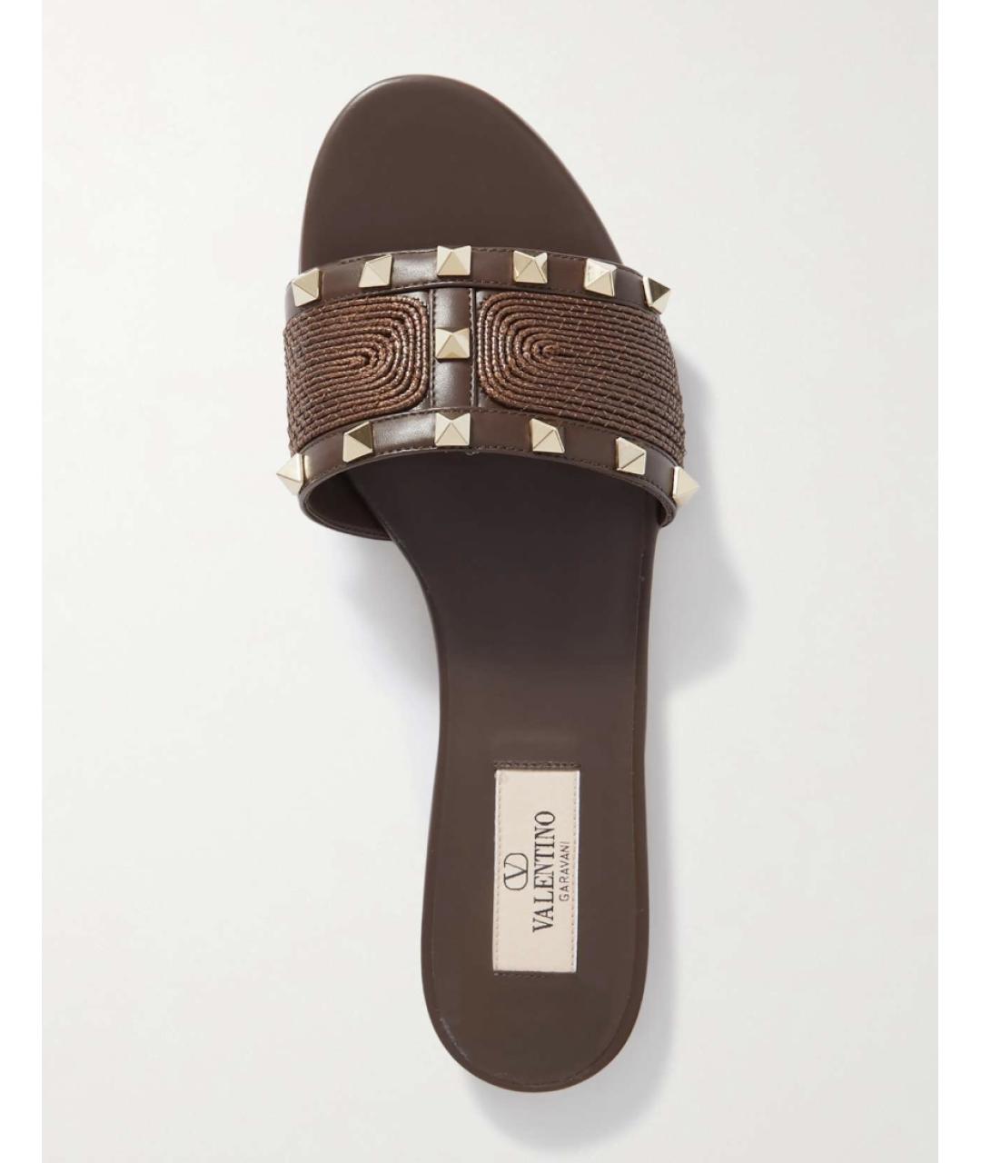 VALENTINO Коричневые босоножки, фото 3