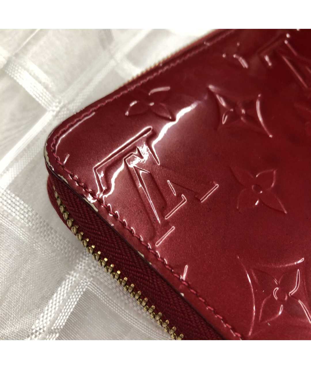 LOUIS VUITTON PRE-OWNED Красный кошелек из лакированной кожи, фото 8