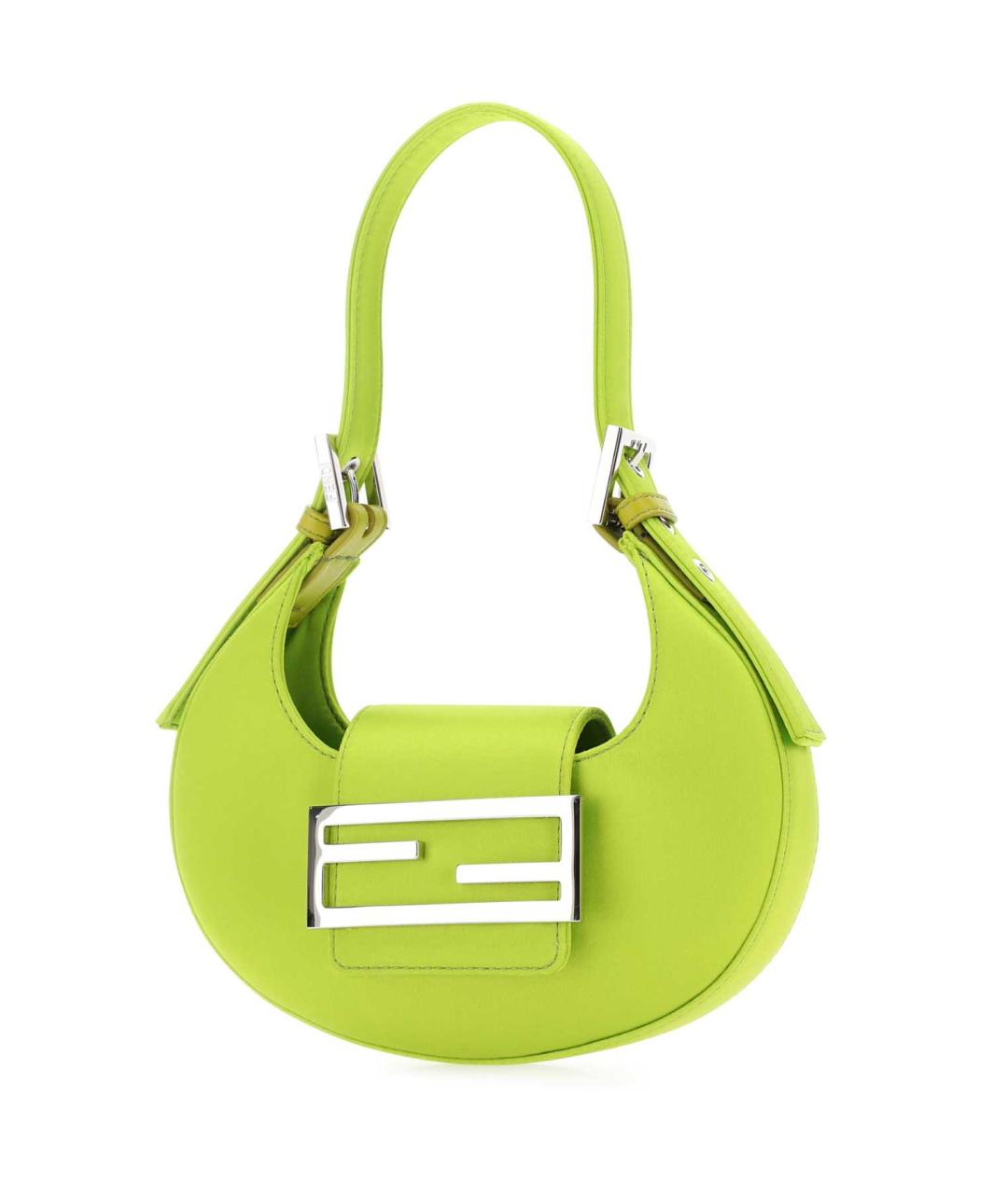 FENDI Зеленая кожаная сумка через плечо, фото 2