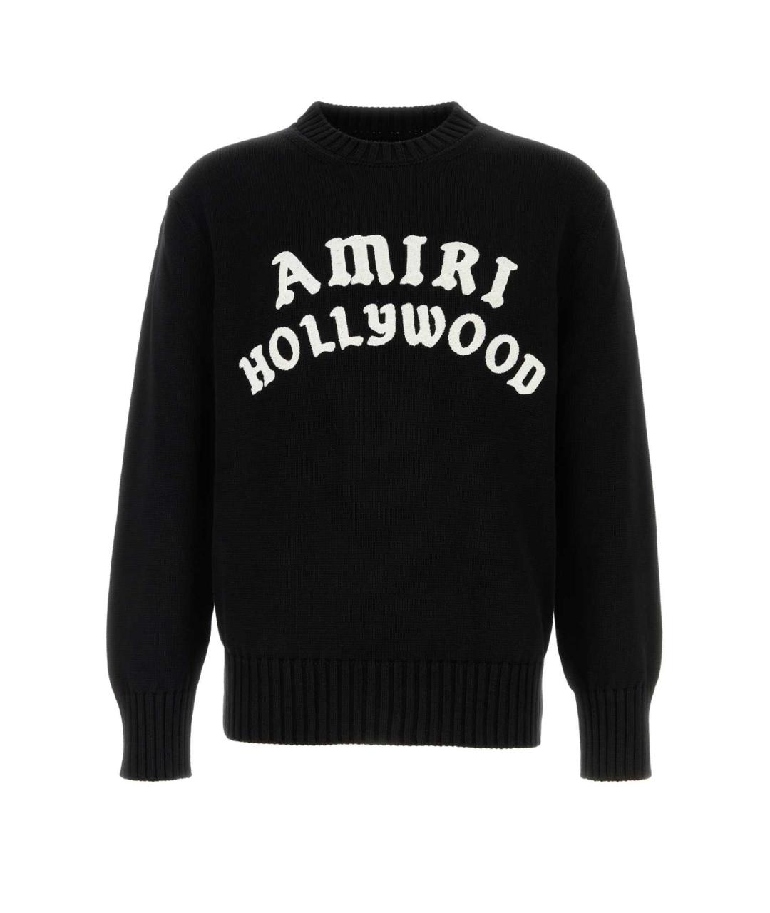 AMIRI Черный хлопковый джемпер / свитер, фото 1