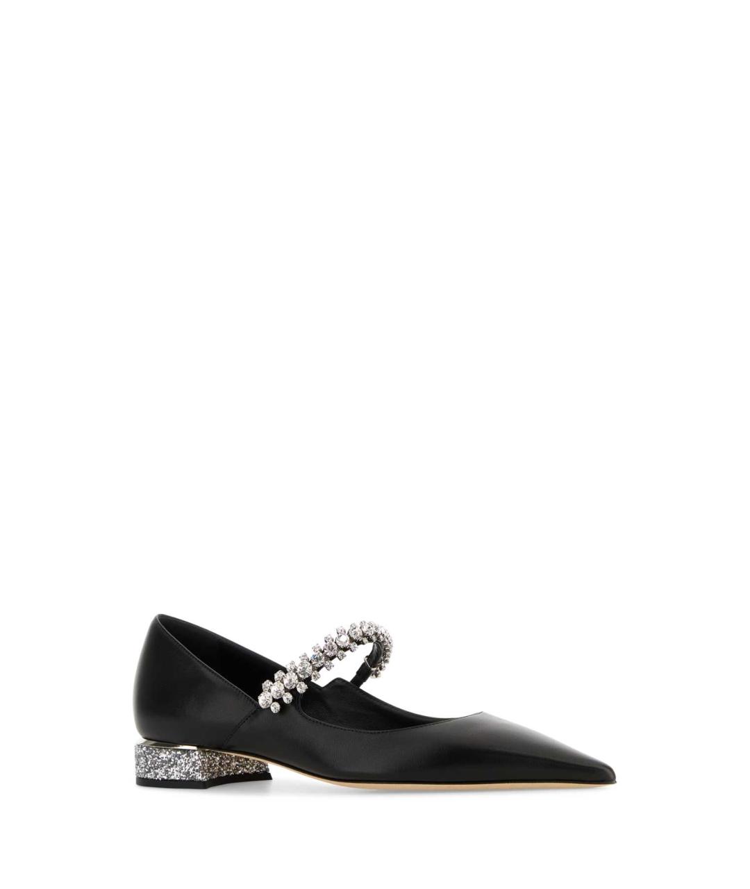 JIMMY CHOO Черные кожаные туфли, фото 2