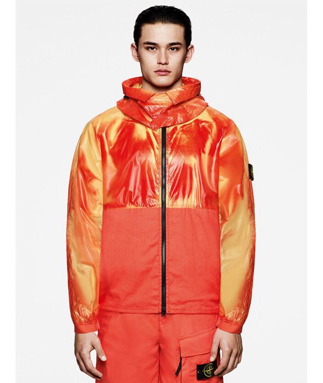 STONE ISLAND Оранжевая куртка, фото 4