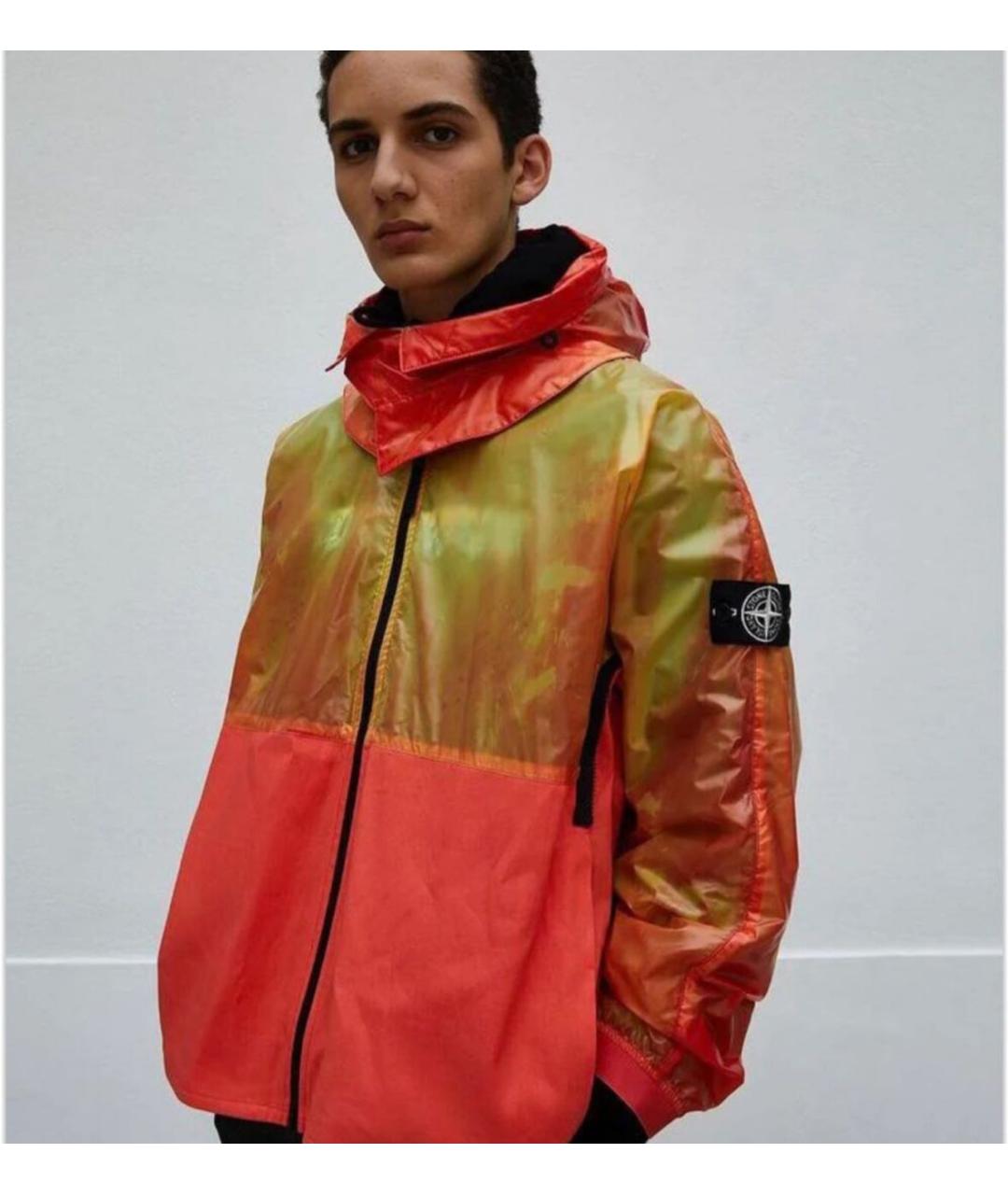 STONE ISLAND Оранжевая куртка, фото 5