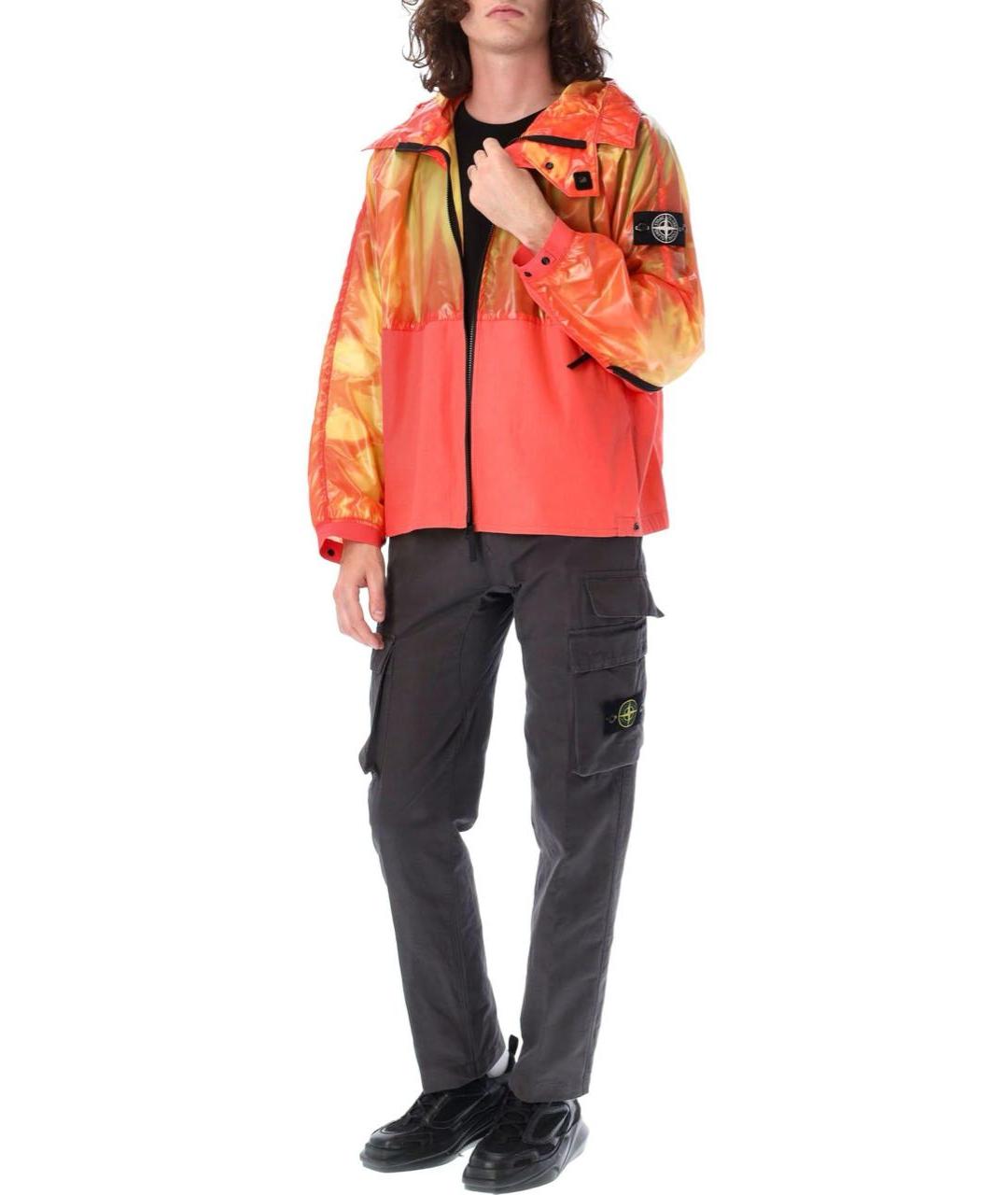 STONE ISLAND Оранжевая куртка, фото 3