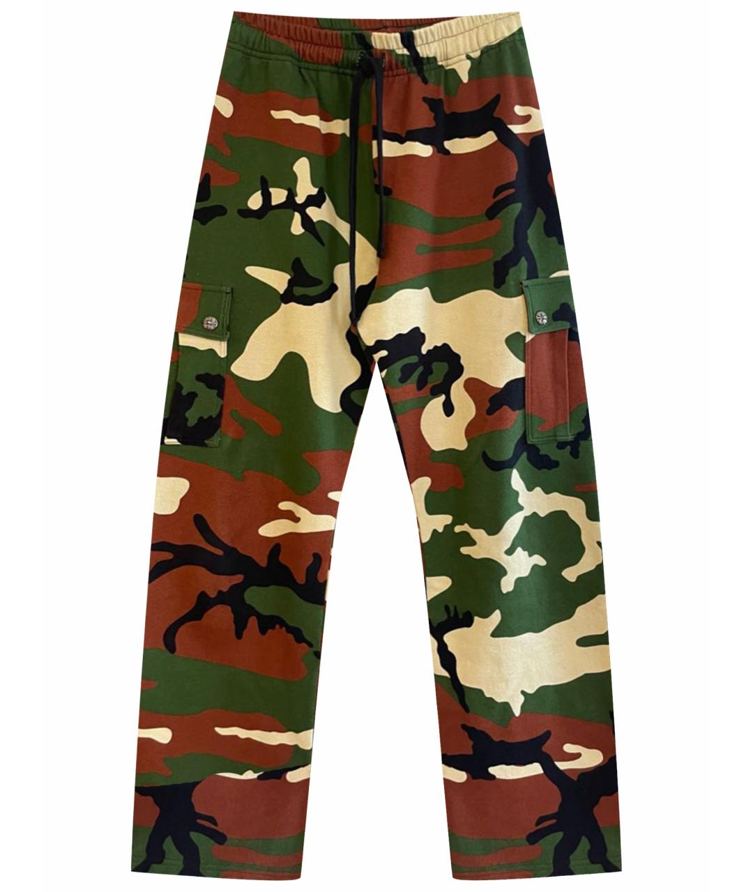 CHROME HEARTS Мульти хлопковые повседневные брюки, фото 1
