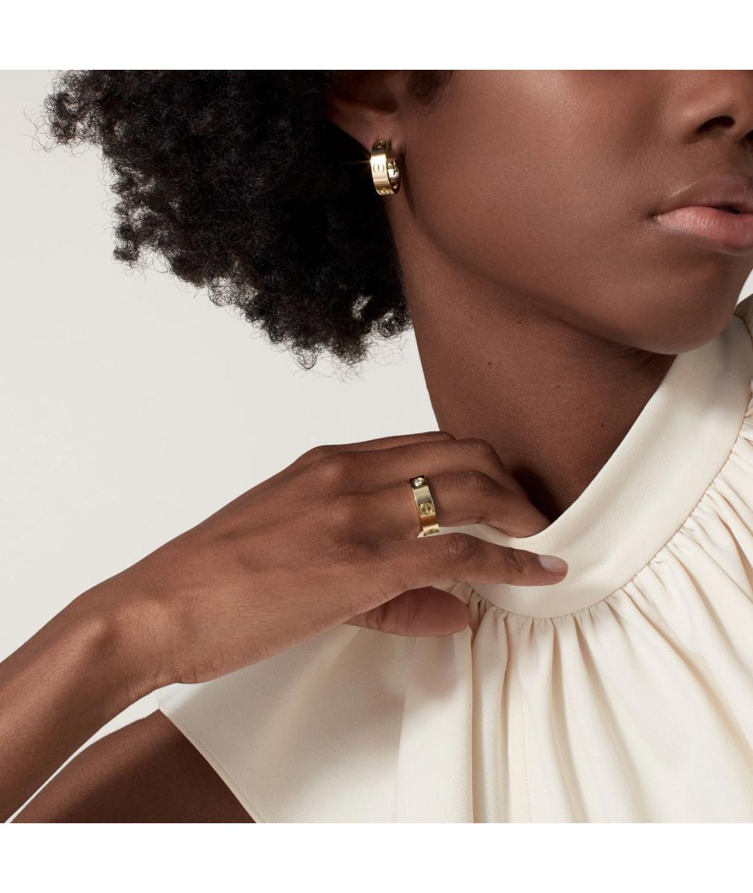 CARTIER Золотые серьги из желтого золота, фото 4