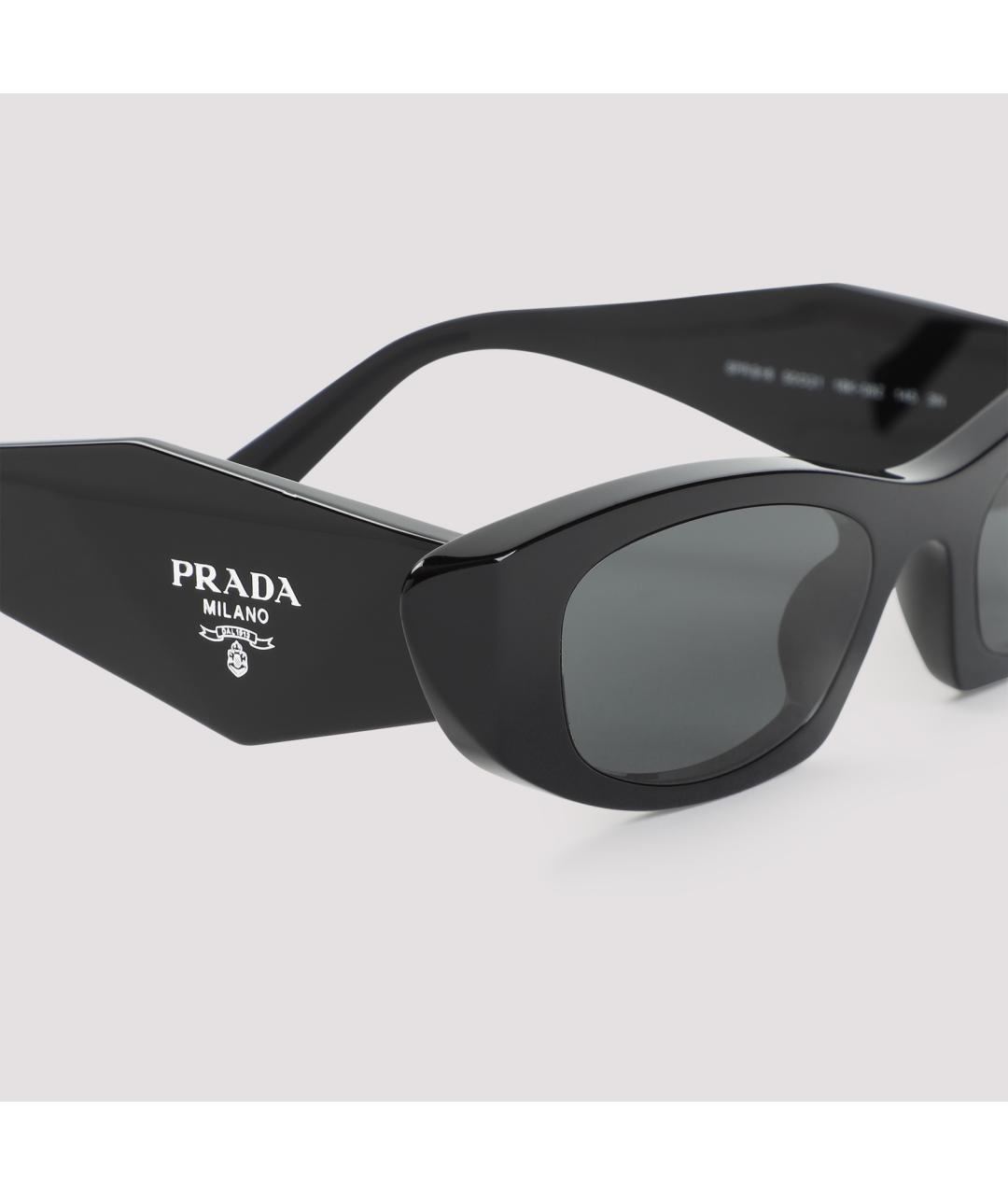 PRADA Черные солнцезащитные очки, фото 4