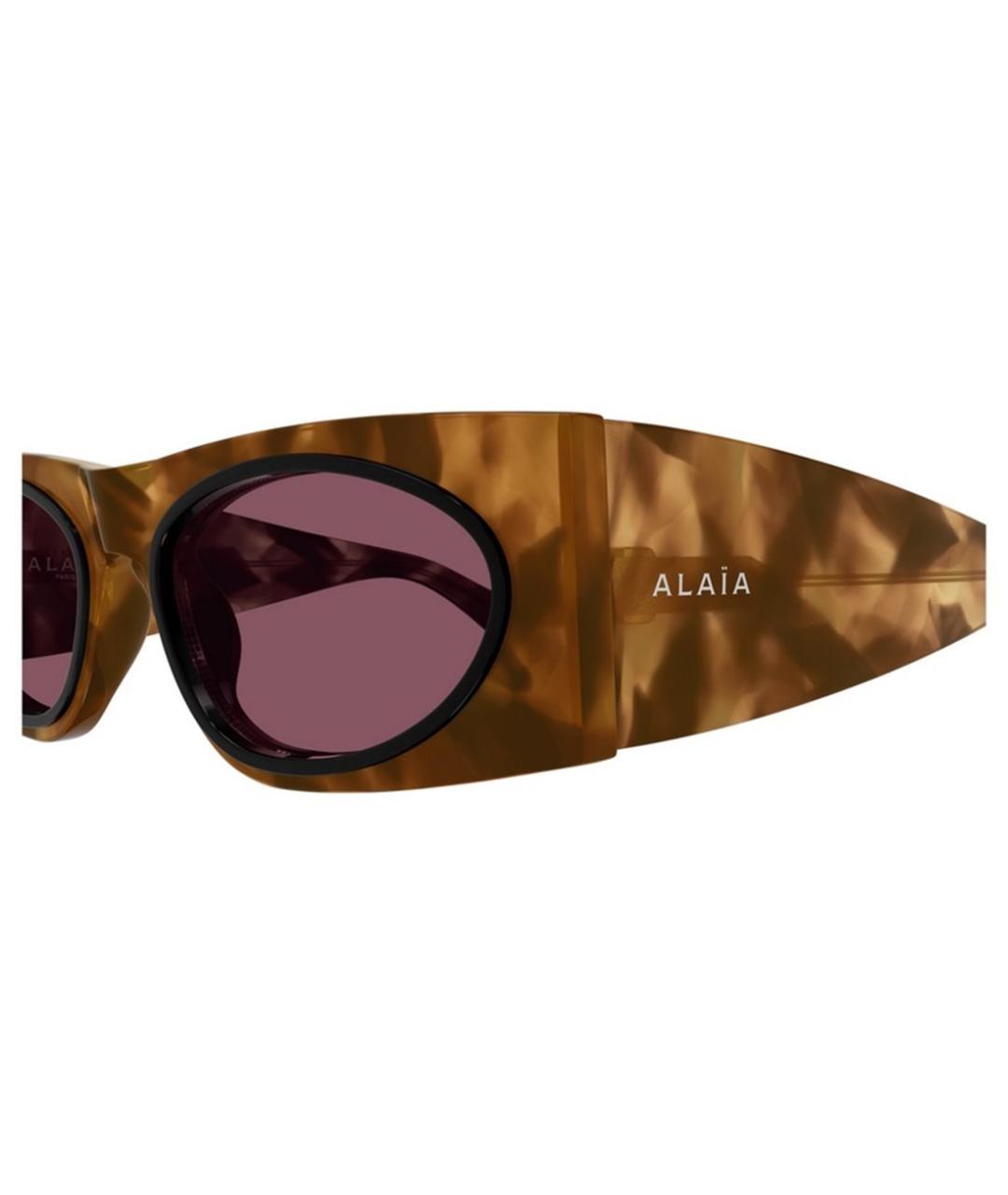 ALAIA Коричневые солнцезащитные очки, фото 3