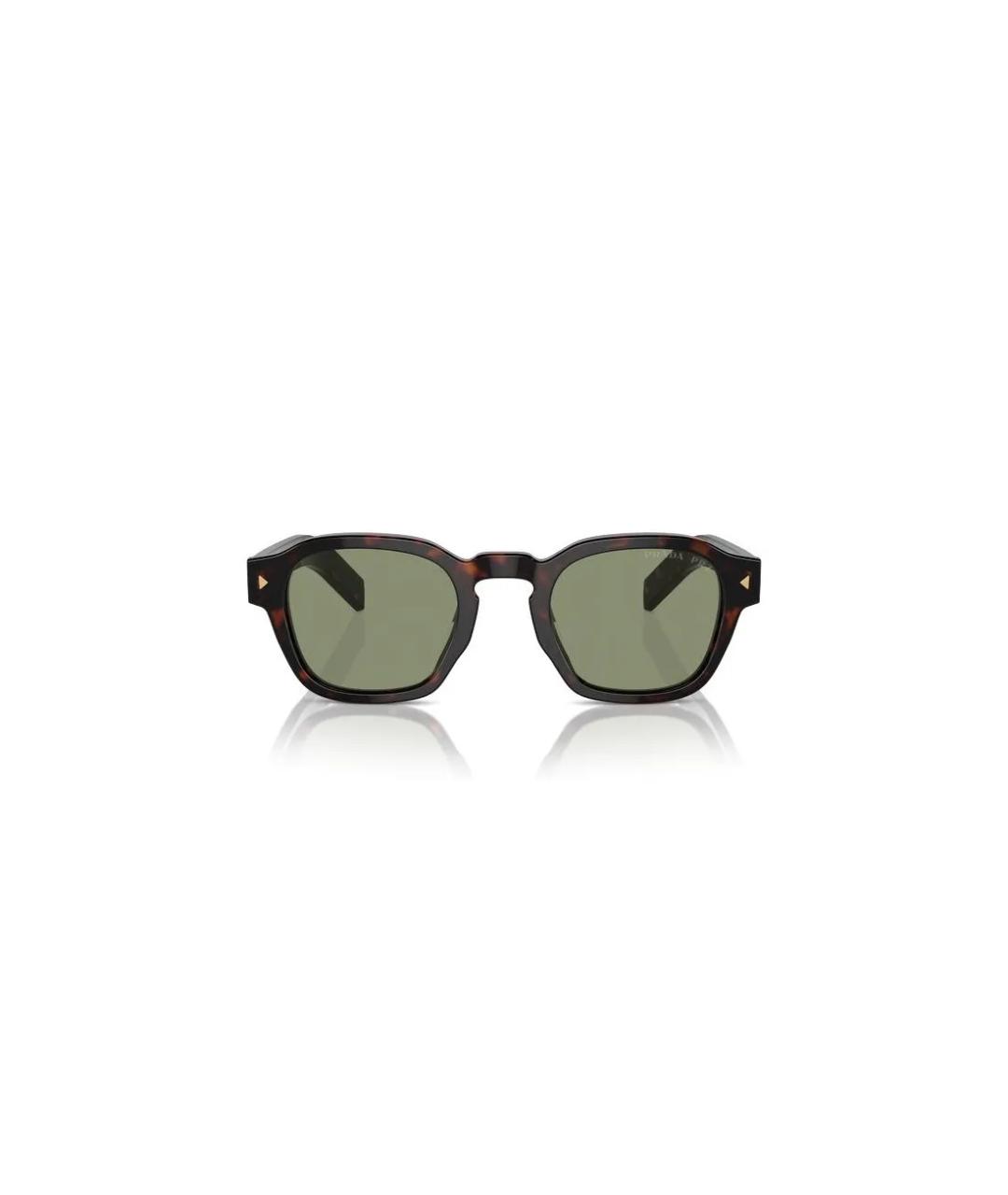 PRADA Коричневые солнцезащитные очки, фото 2