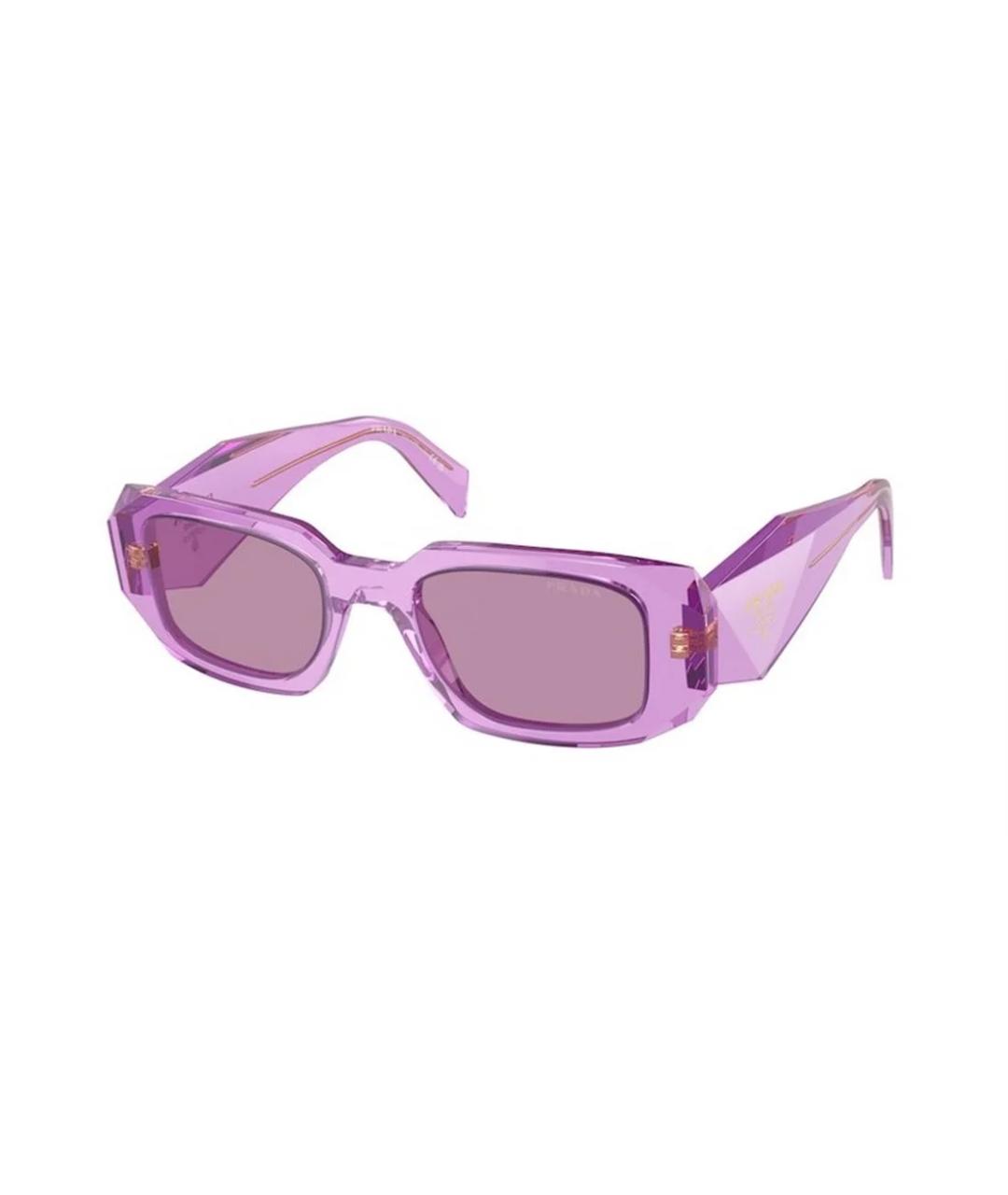 PRADA Фиолетовые пластиковые солнцезащитные очки, фото 1