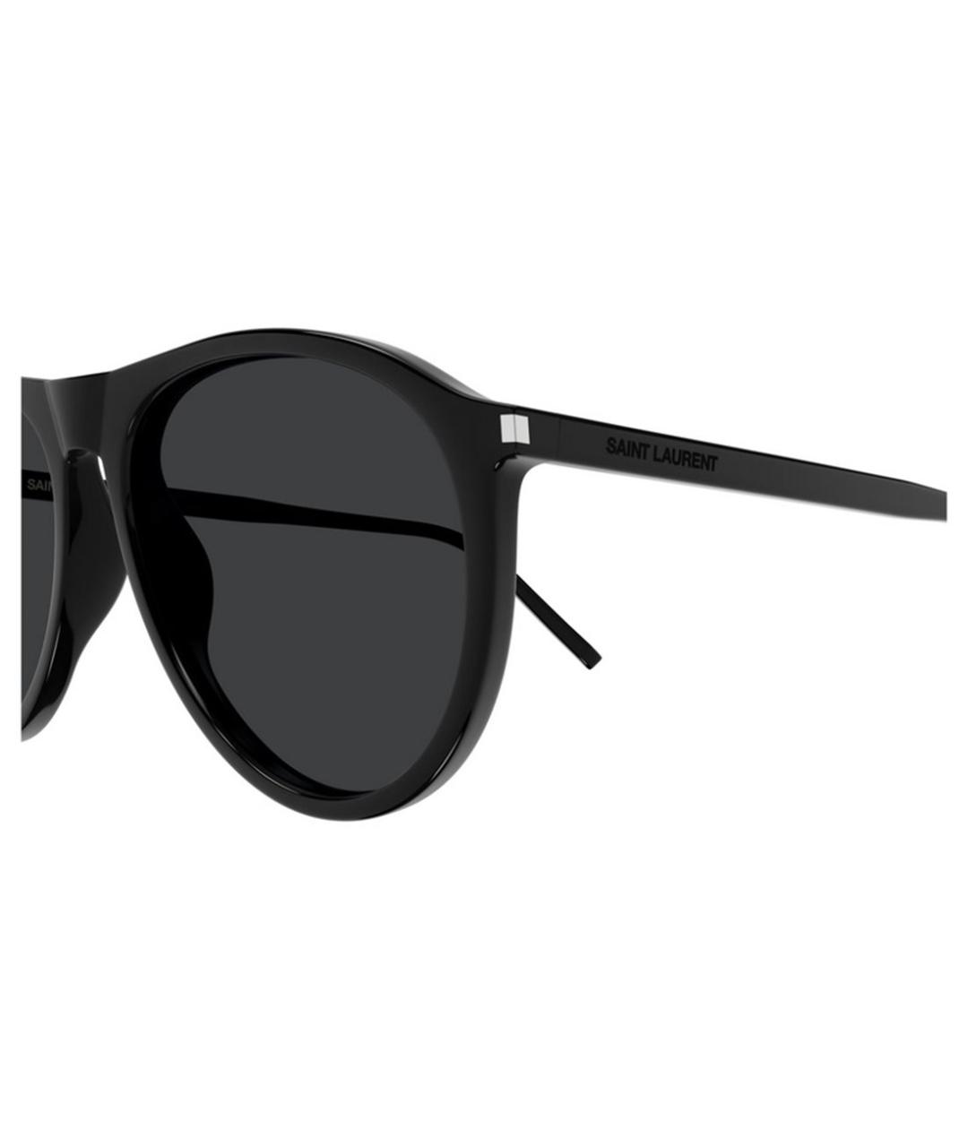 SAINT LAURENT Черные солнцезащитные очки, фото 3