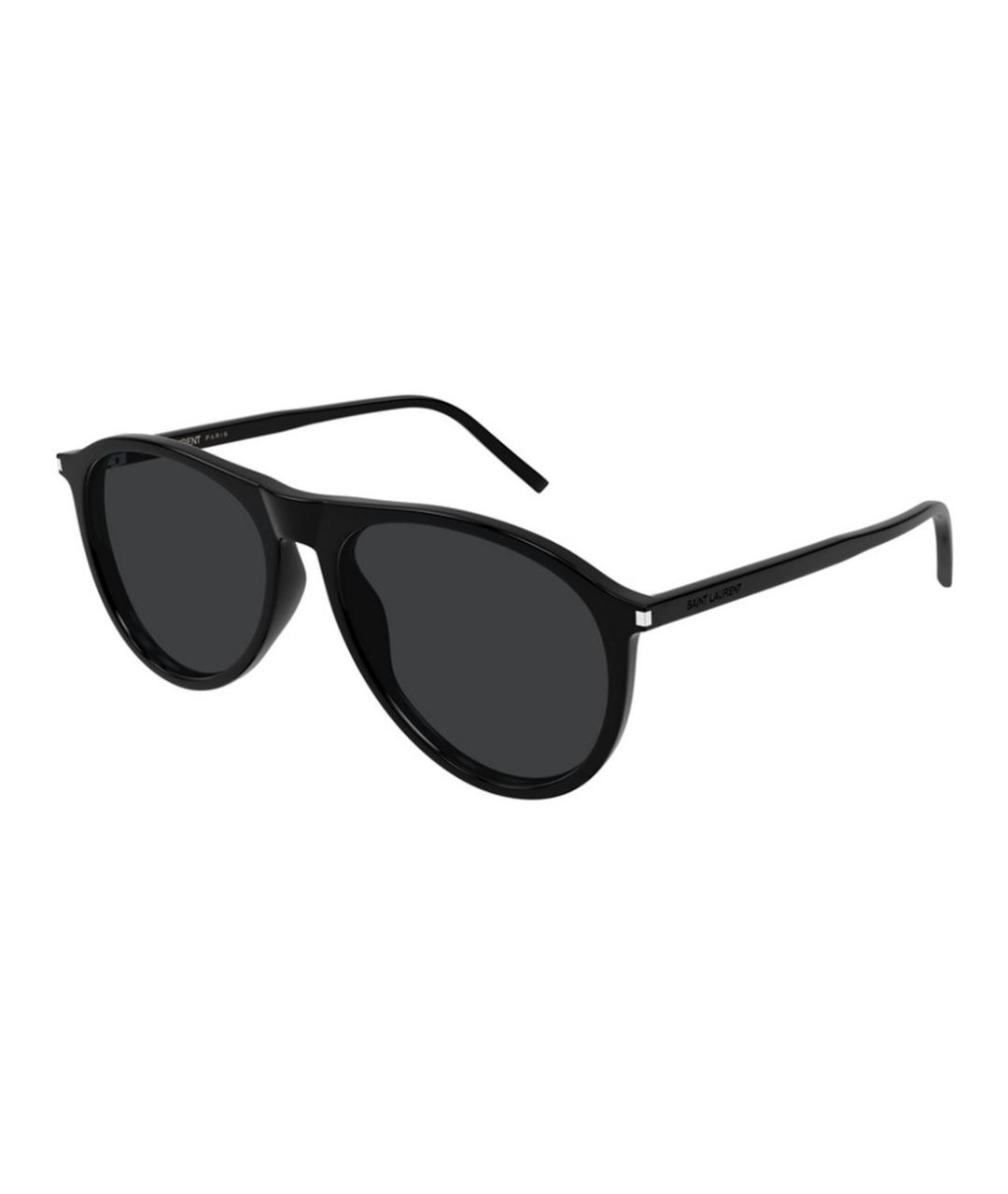 SAINT LAURENT Черные солнцезащитные очки, фото 1