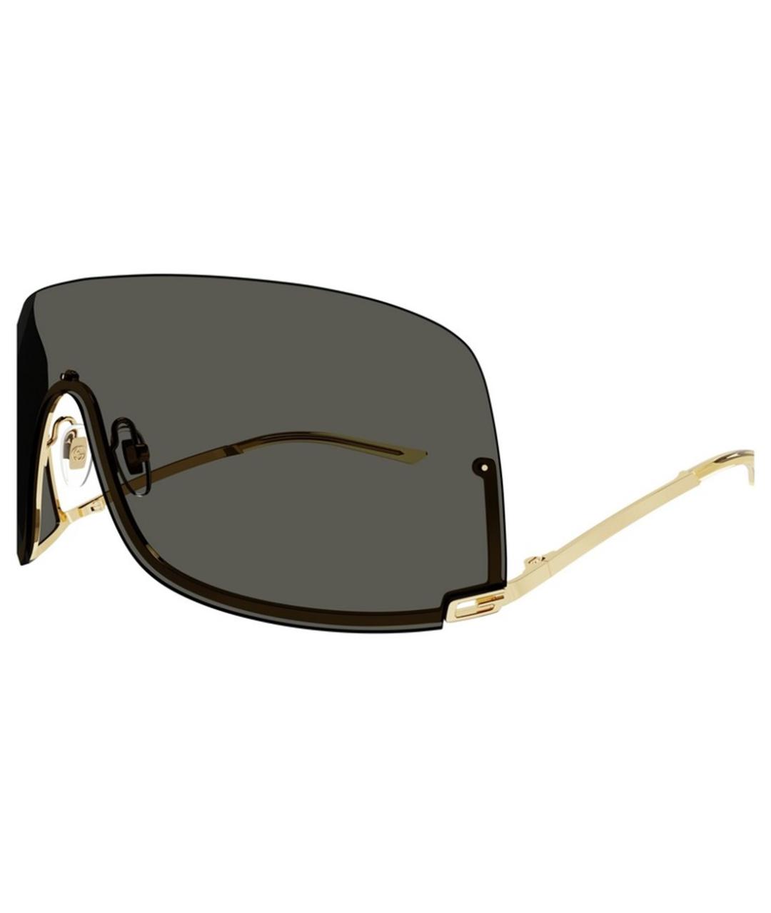 GUCCI Золотые солнцезащитные очки, фото 3