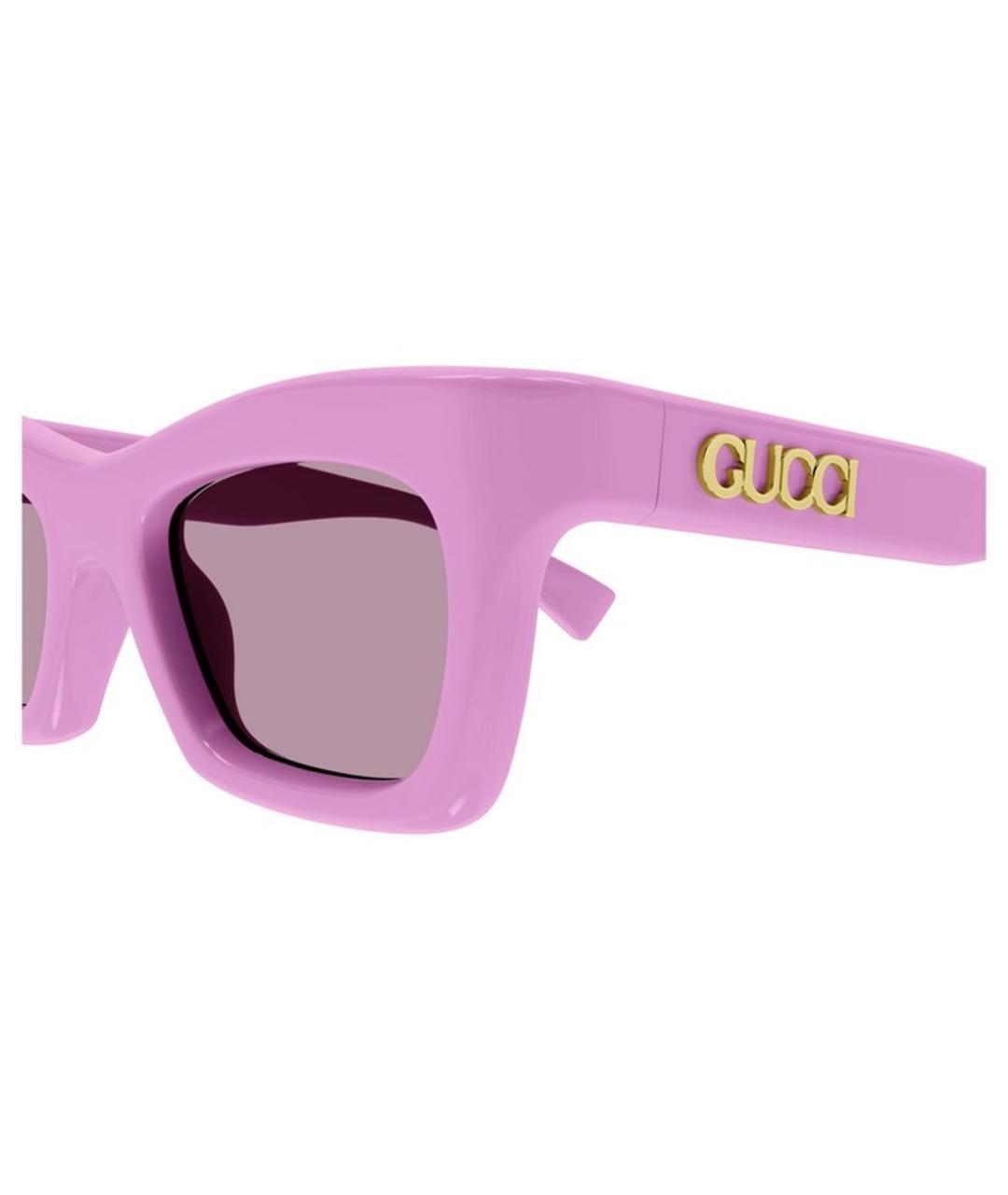 GUCCI Розовые солнцезащитные очки, фото 3