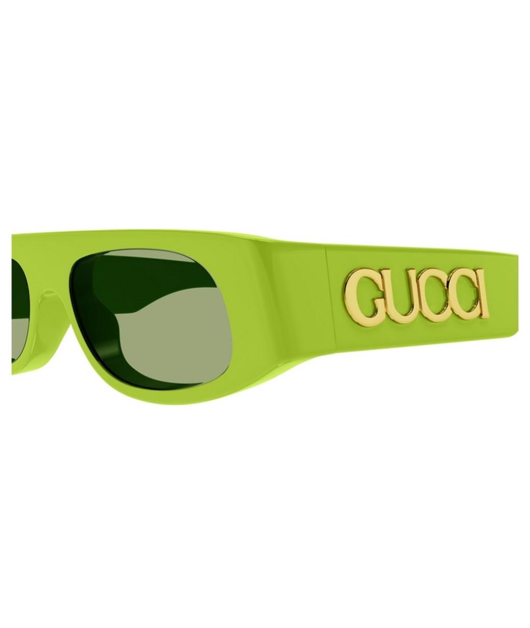 GUCCI Зеленые солнцезащитные очки, фото 3