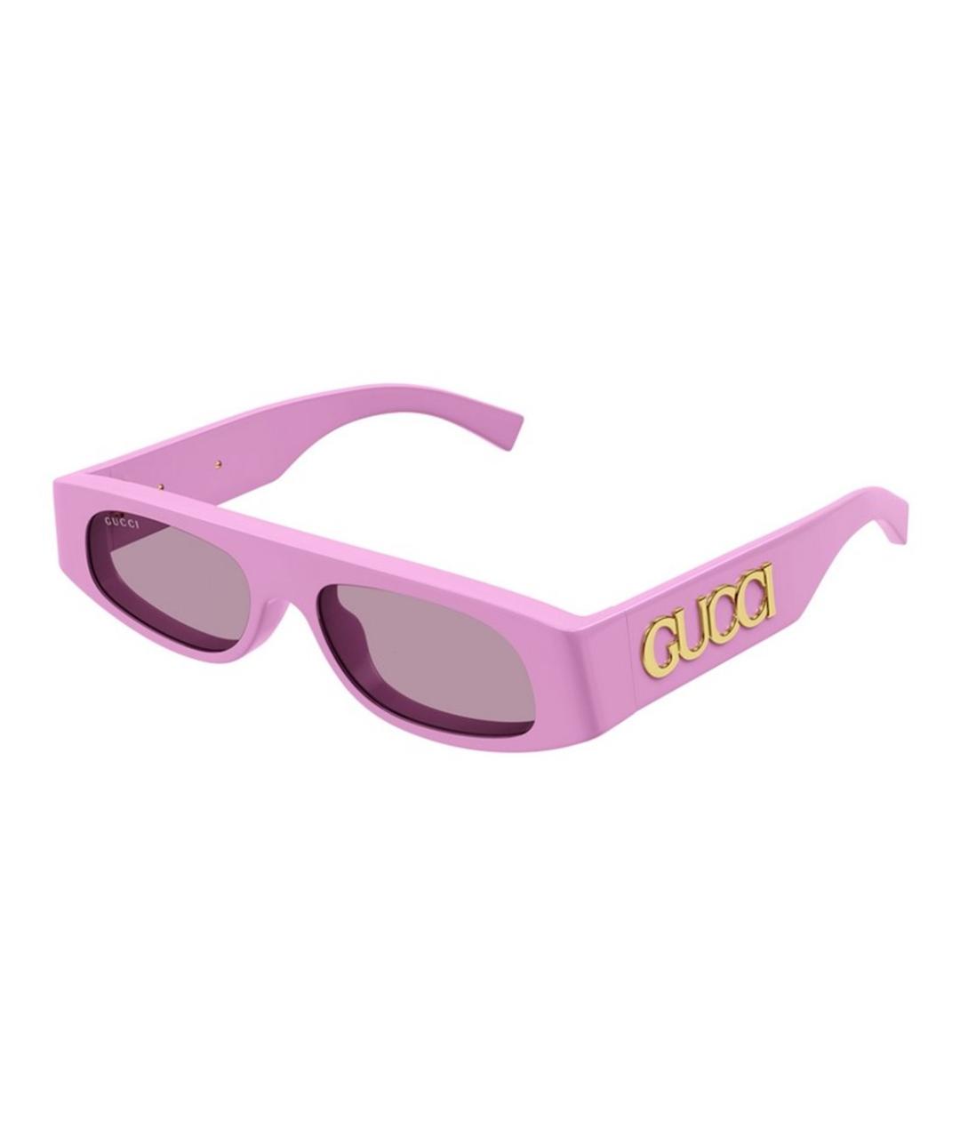 GUCCI Розовые солнцезащитные очки, фото 1
