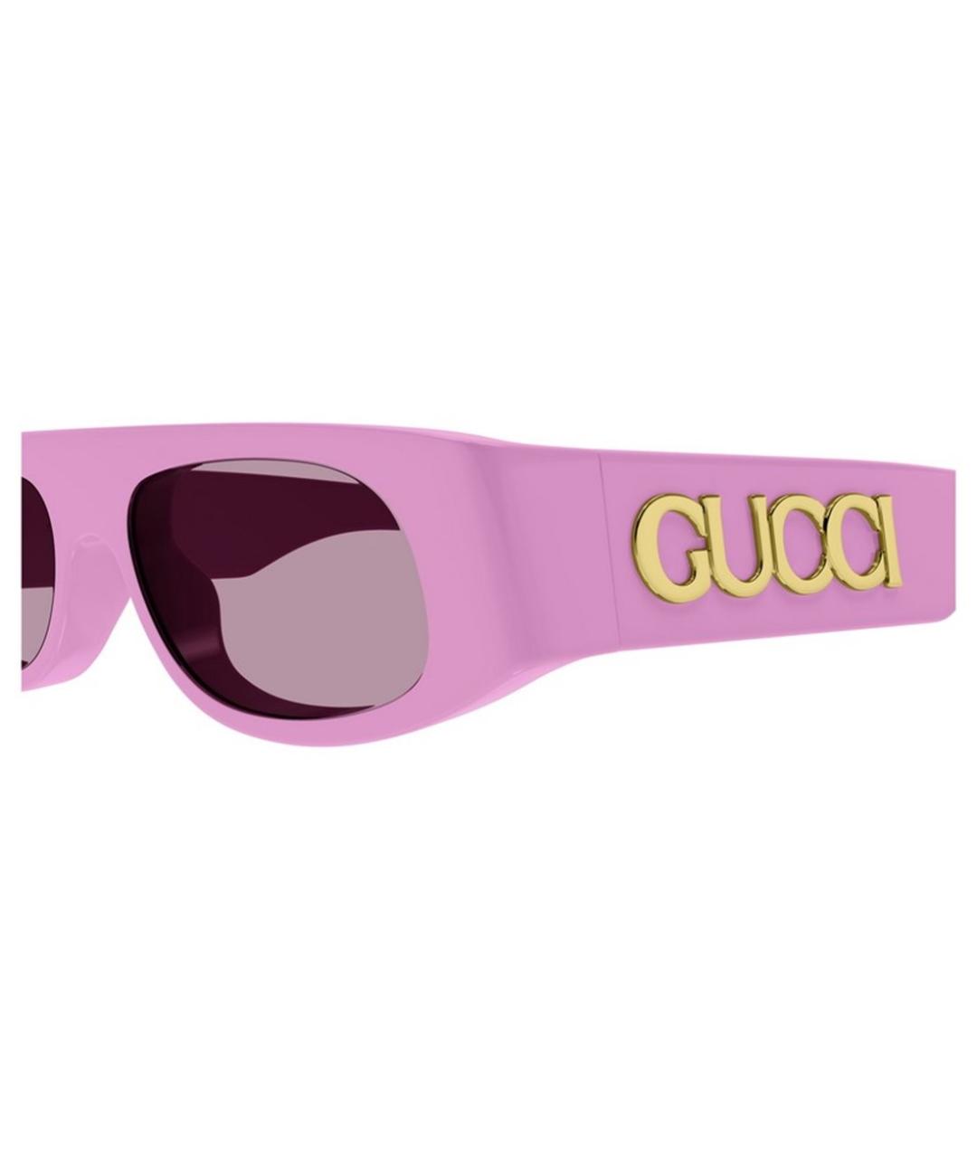 GUCCI Розовые солнцезащитные очки, фото 3