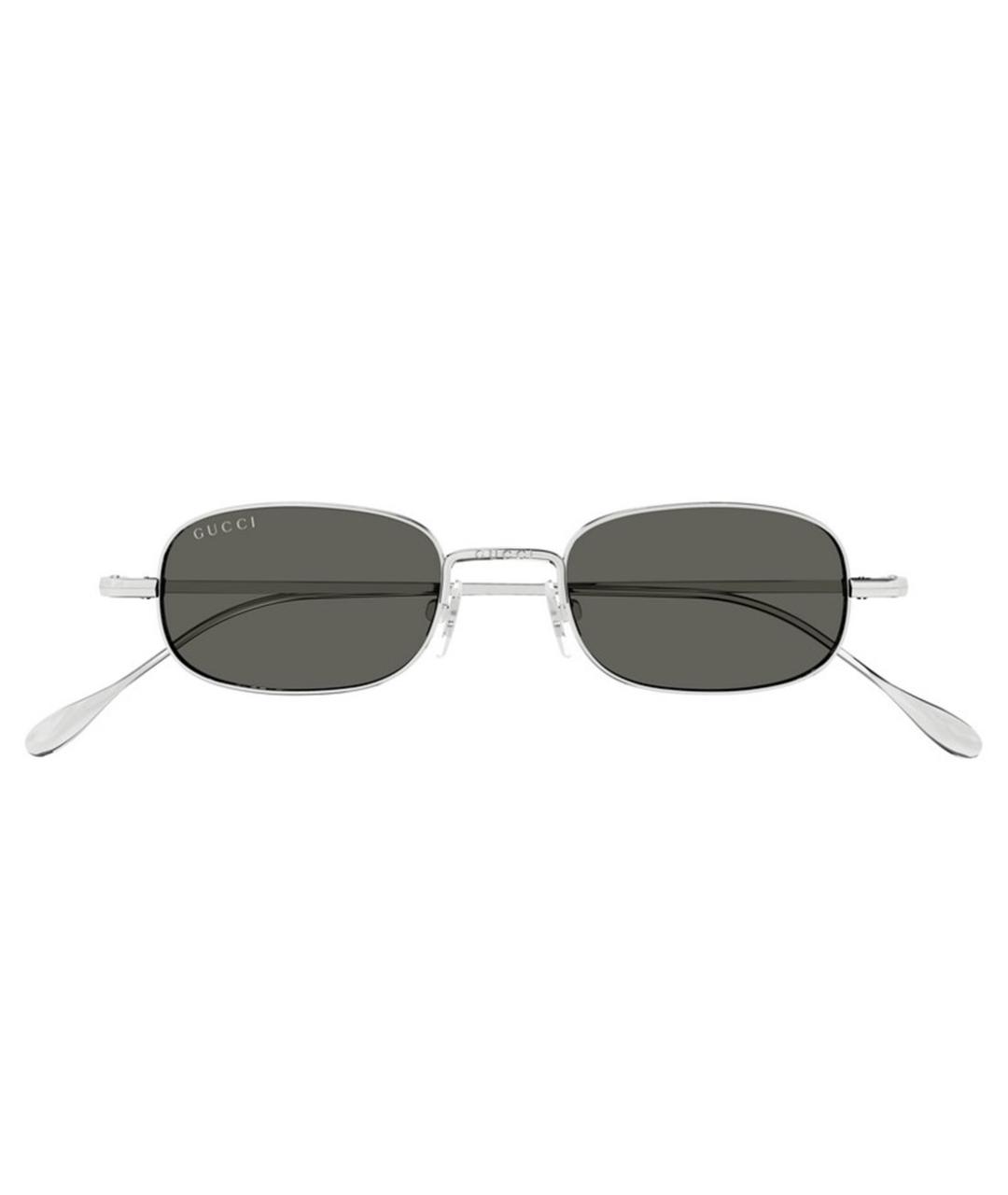 GUCCI Серебряные солнцезащитные очки, фото 2
