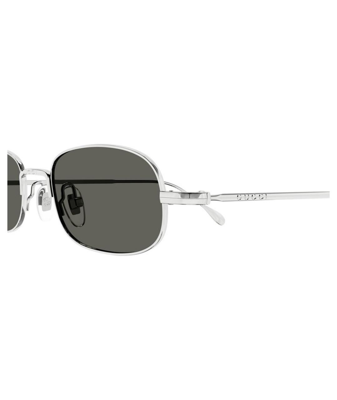 GUCCI Серебряные солнцезащитные очки, фото 3