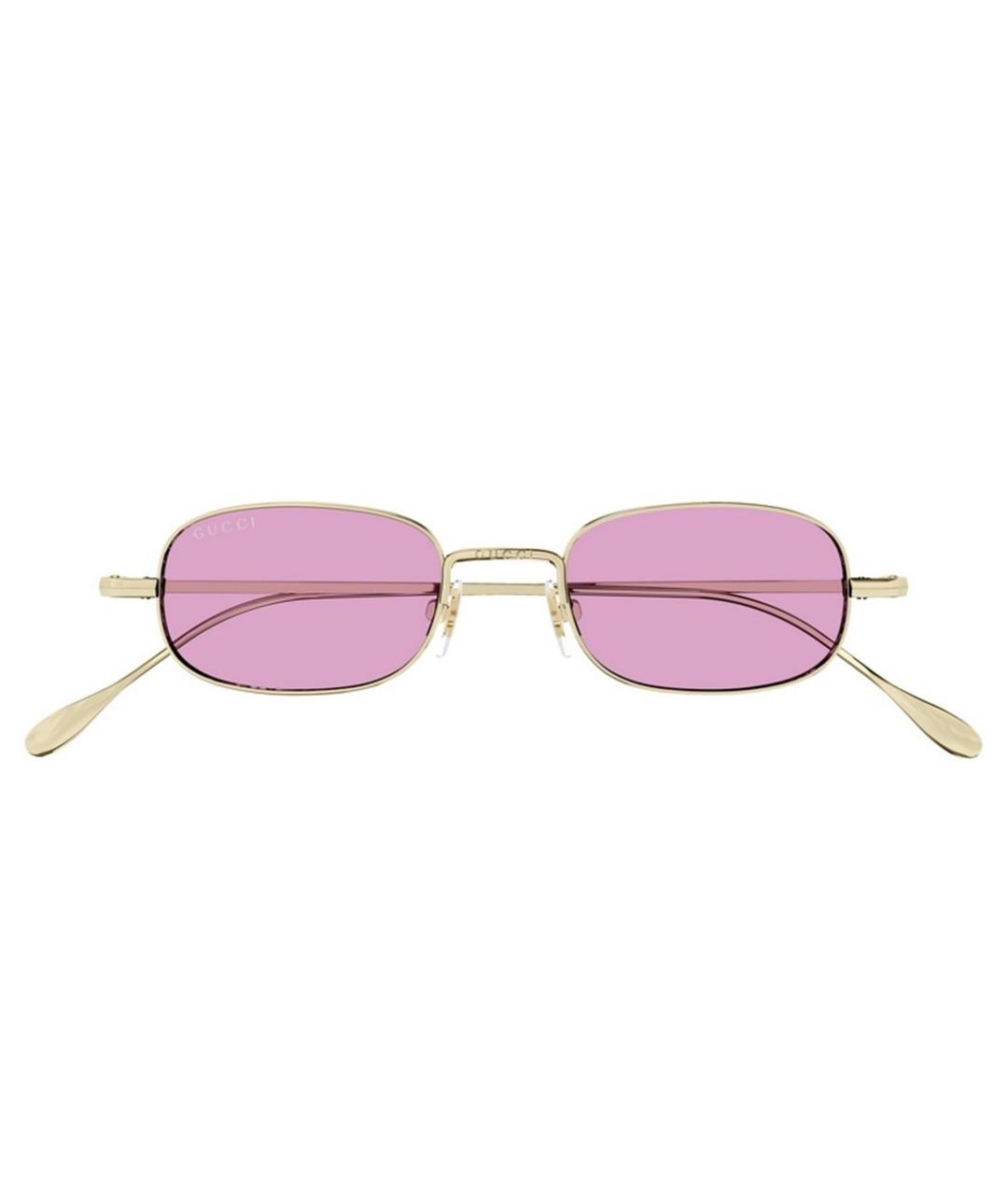 GUCCI Золотые солнцезащитные очки, фото 2