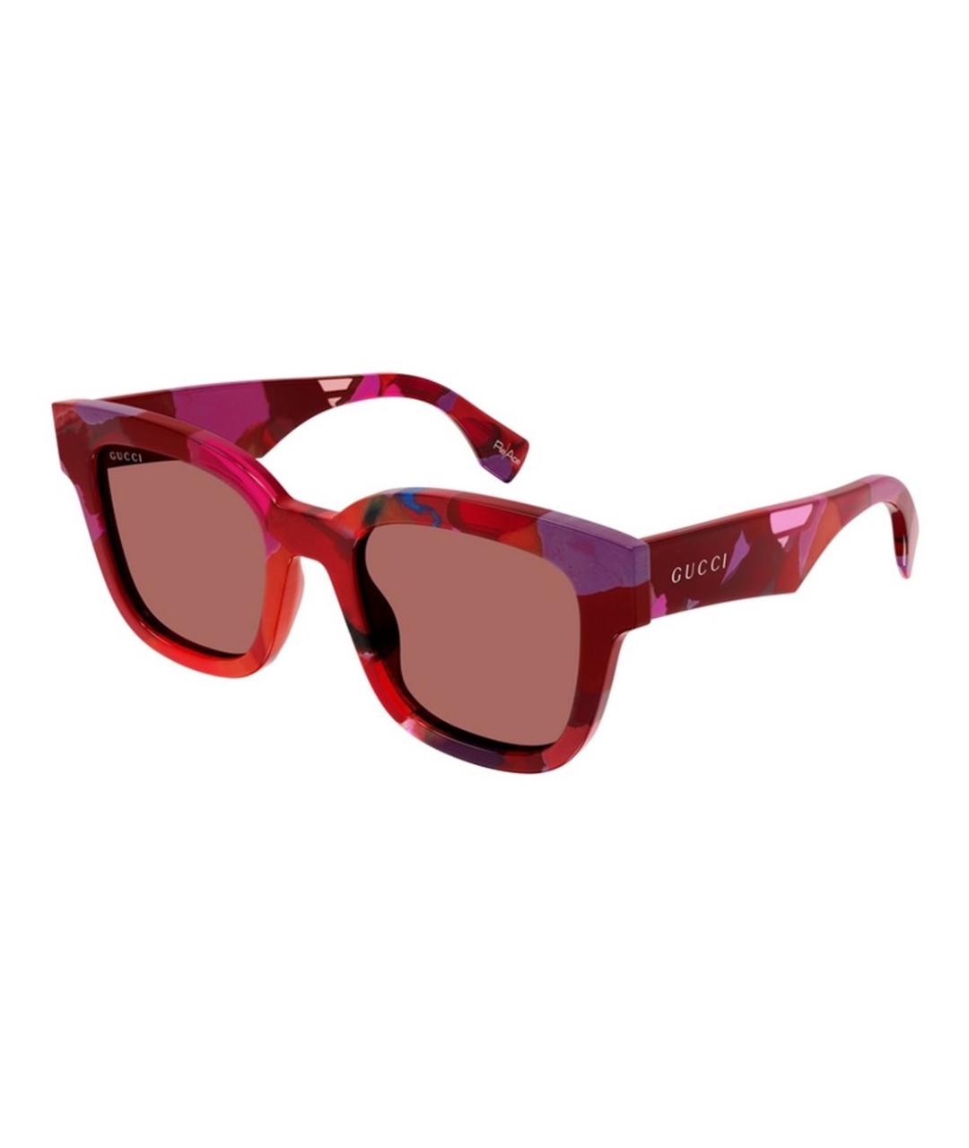 GUCCI Красные солнцезащитные очки, фото 1