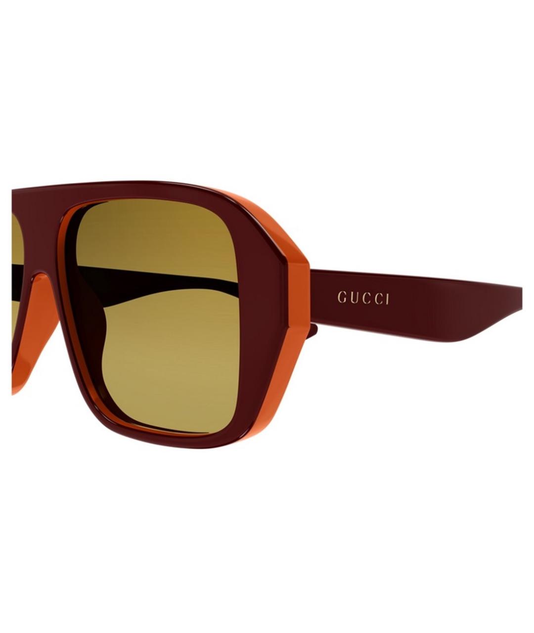 GUCCI Красные солнцезащитные очки, фото 3