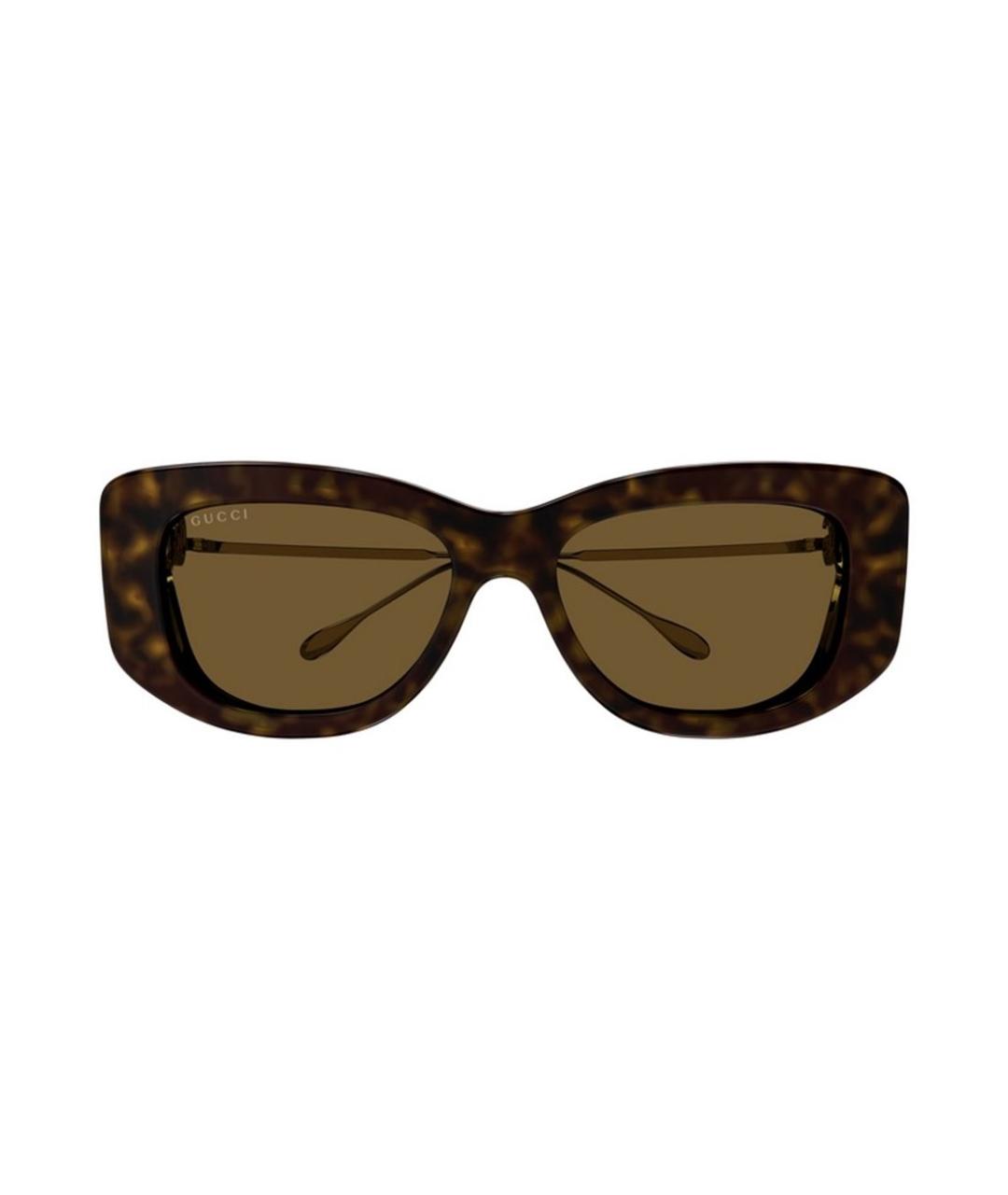 GUCCI Коричневые солнцезащитные очки, фото 2