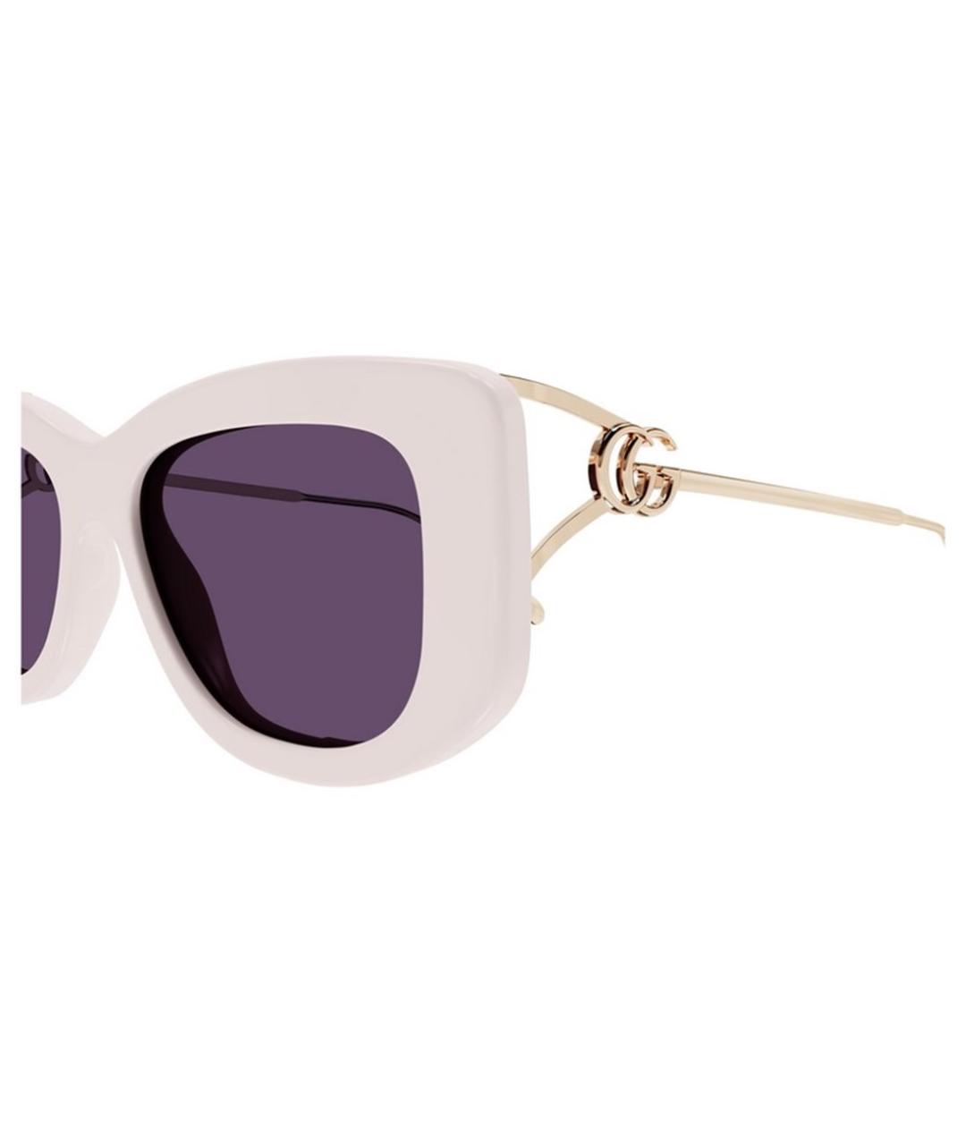GUCCI Белые солнцезащитные очки, фото 3