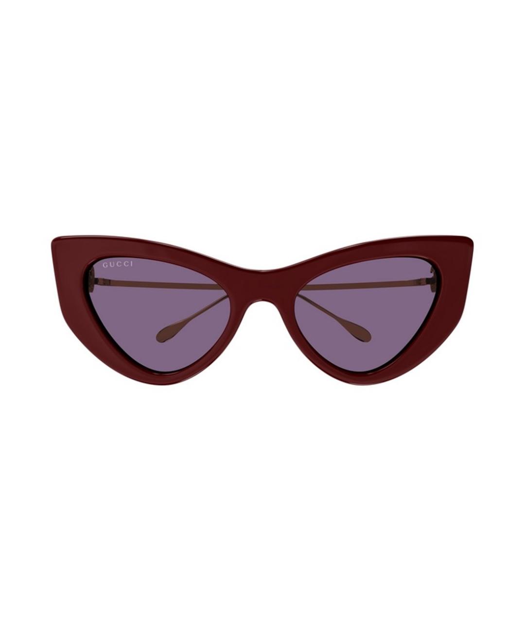 GUCCI Бордовые солнцезащитные очки, фото 2