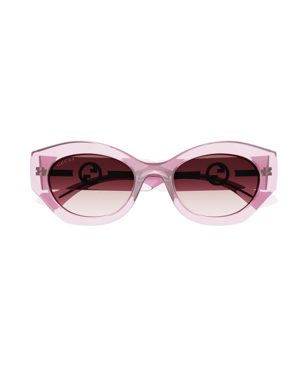 GUCCI Розовые солнцезащитные очки, фото 2