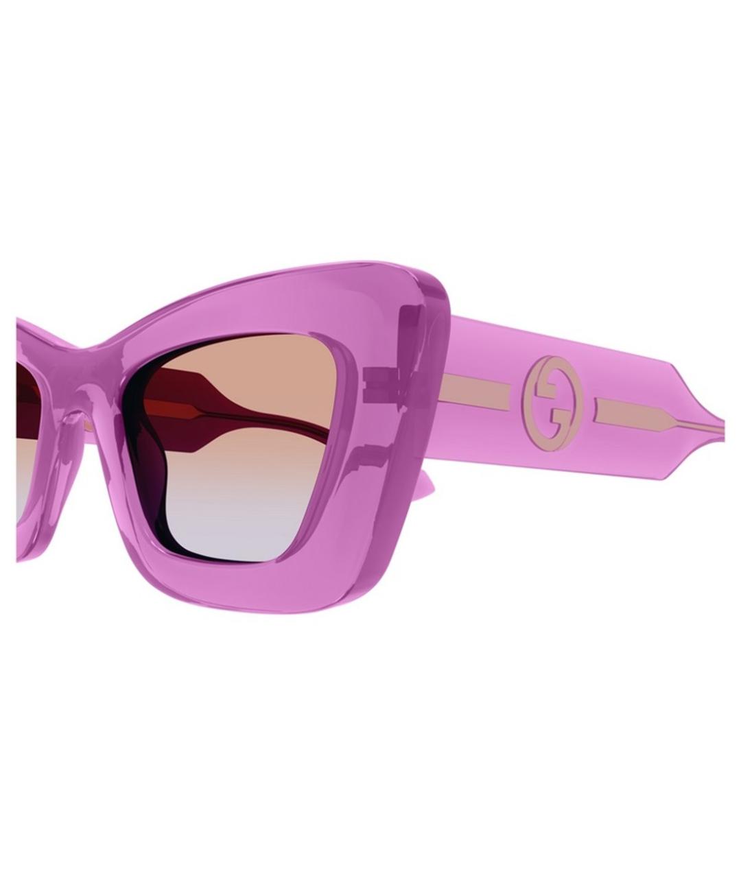 GUCCI Розовые солнцезащитные очки, фото 3