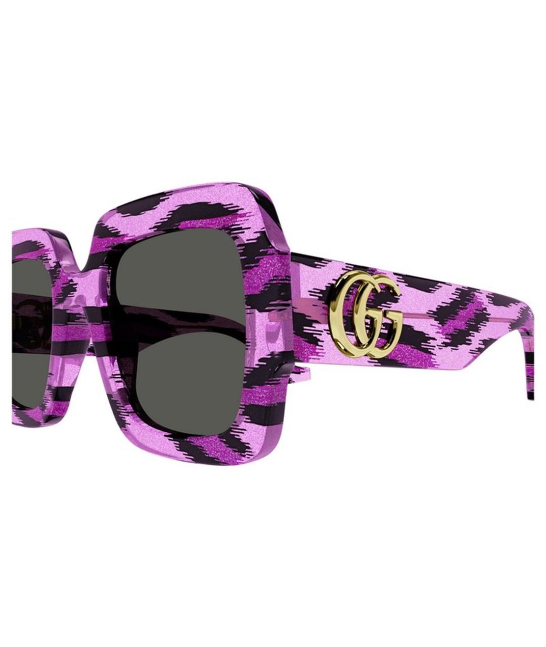 GUCCI Фиолетовые солнцезащитные очки, фото 3