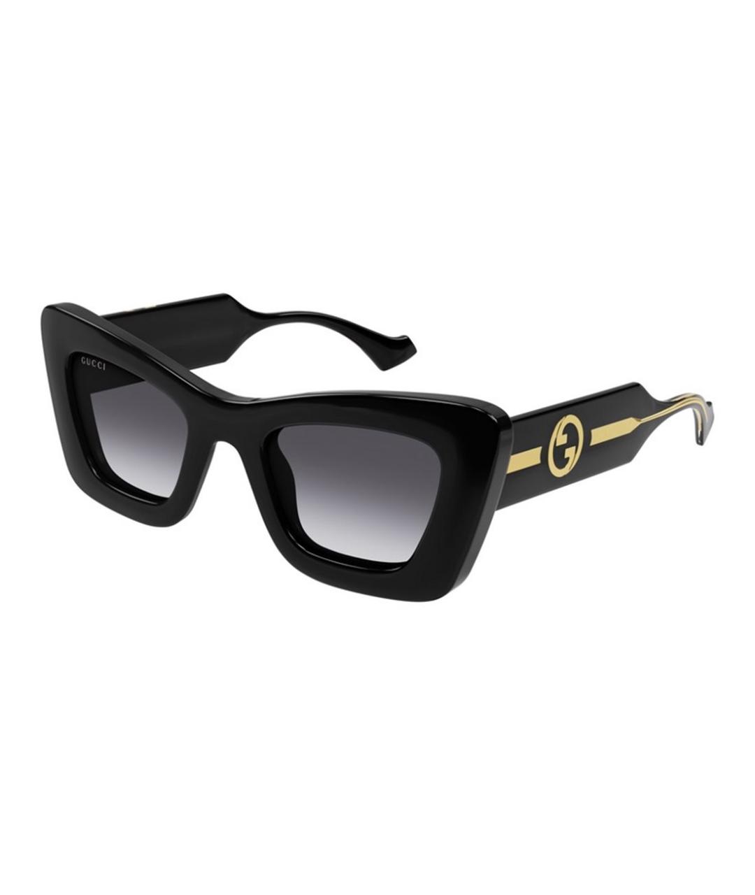 GUCCI Черные солнцезащитные очки, фото 1
