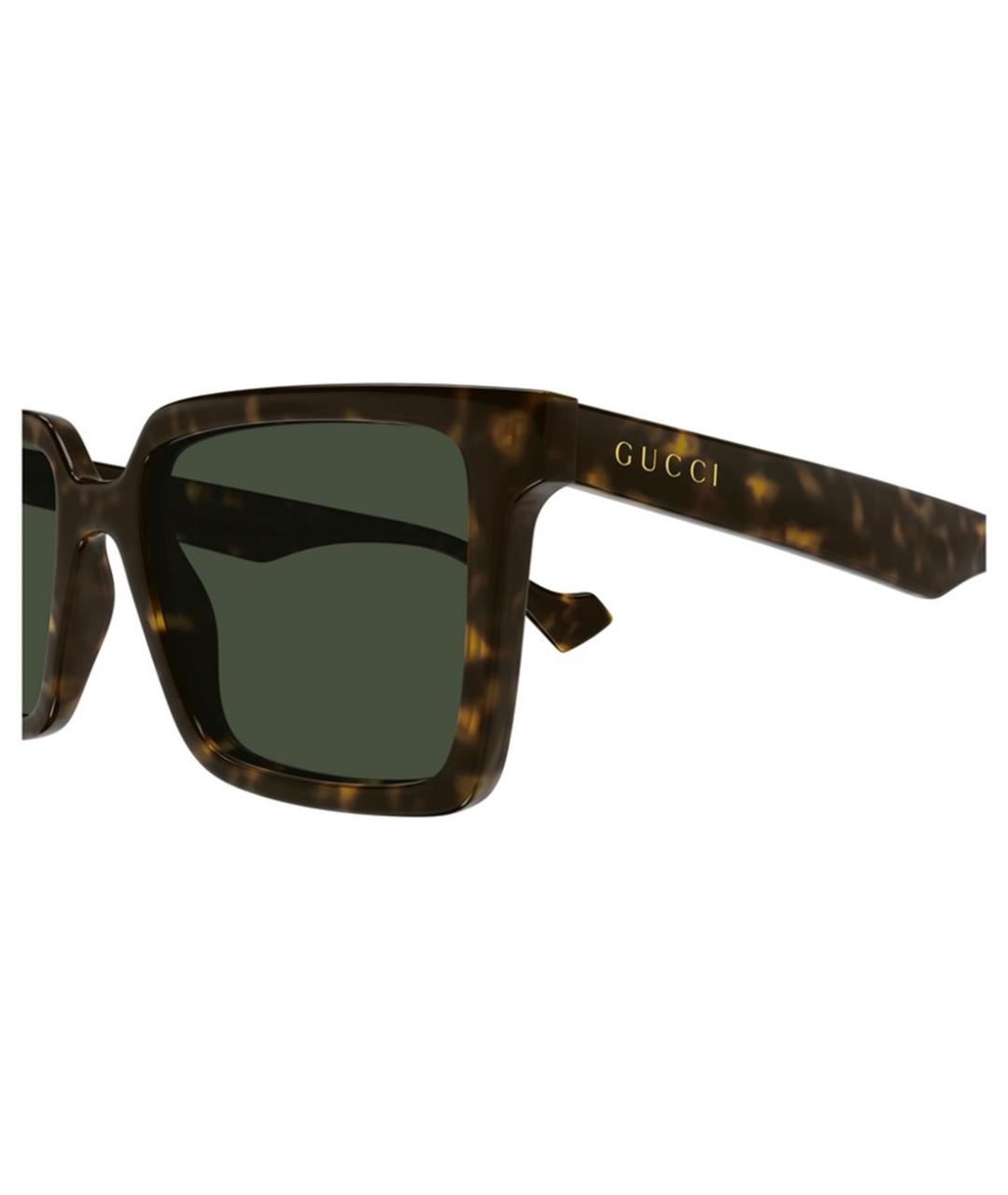 GUCCI Коричневые солнцезащитные очки, фото 3